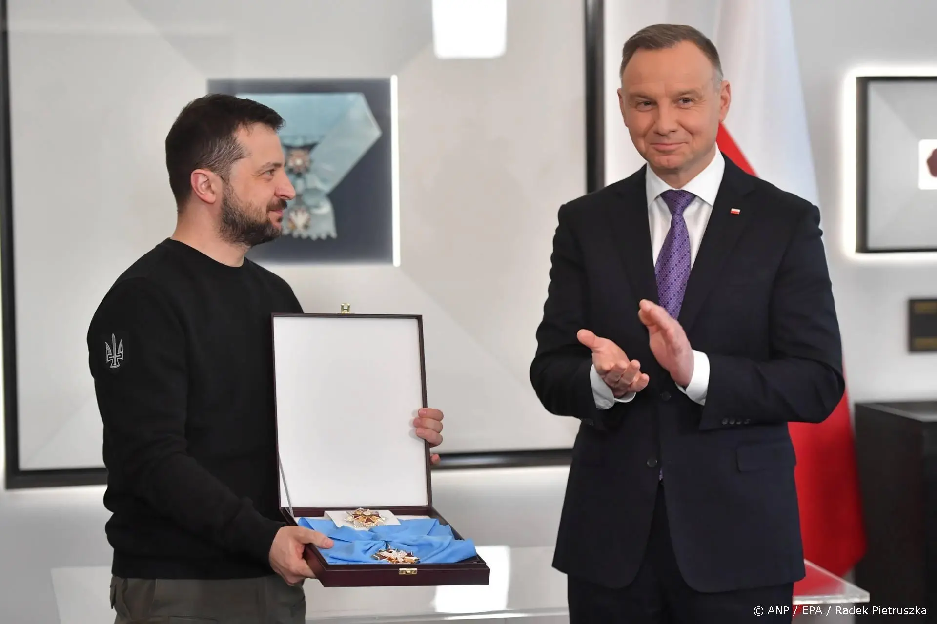Polen ontneemt Zelensky onderscheiding om diplomatieke rel