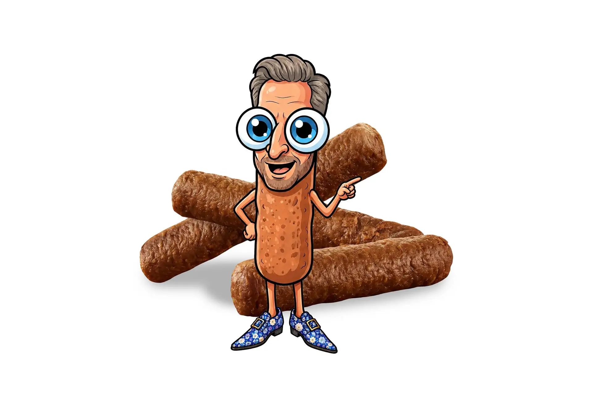 Een culinaire revolutie in snackland: Maak kennis met de hilarische en heerlijke 'Hugo - Frikandel' van EerlijkEten