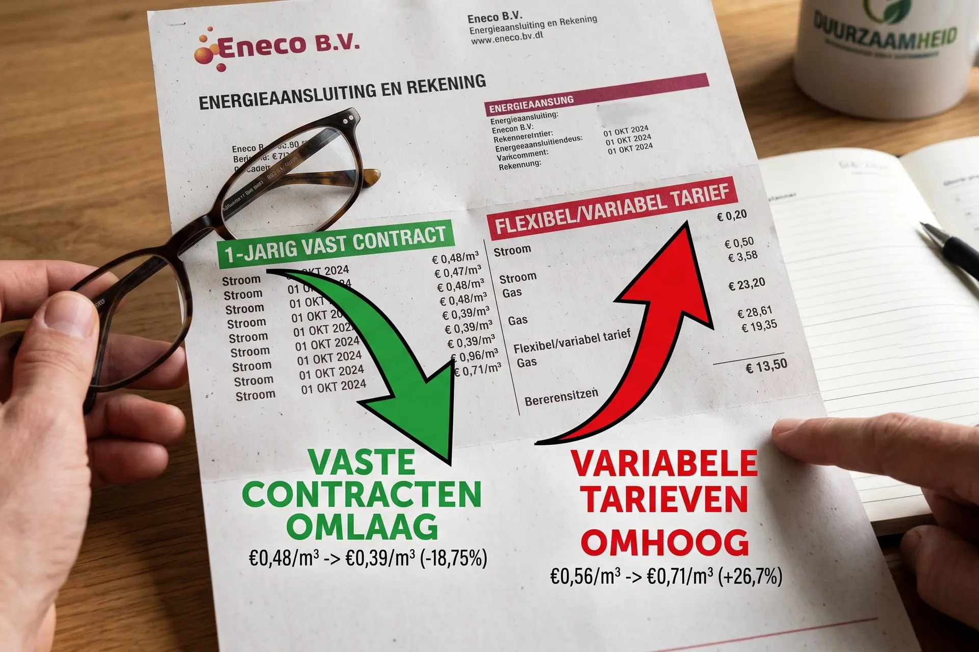 Energieprijzen dalen alweer - maar variabele klanten betalen juist meer