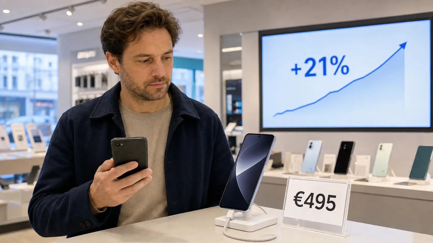 Nieuwe smartphone kopen? Gemiddelde prijs stijgt naar verwachting naar bijna €500