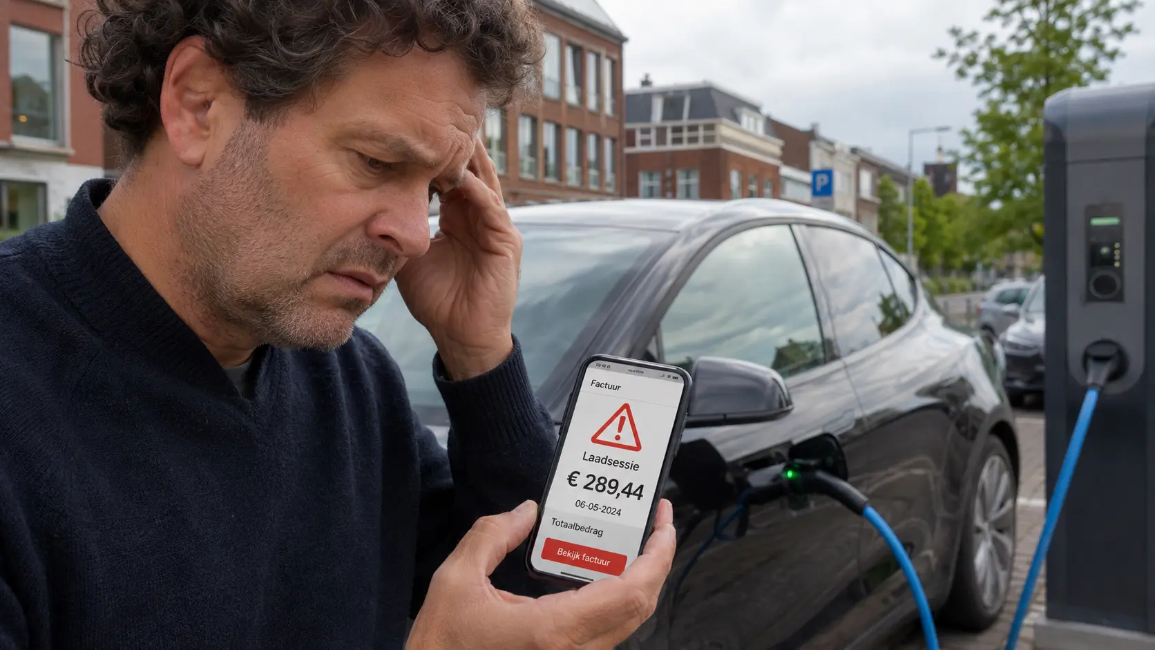 Een elektrische rijder ontvangt een valse rekening van €289,44 voor het gebruik van een Allego-laadpas