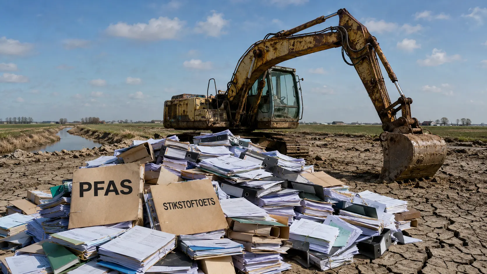 Vernietigend rapport Rekenkamer: Driekwart van cruciale waterprojecten loopt drie jaar vertraging op door bureaucratie en stikstofregels