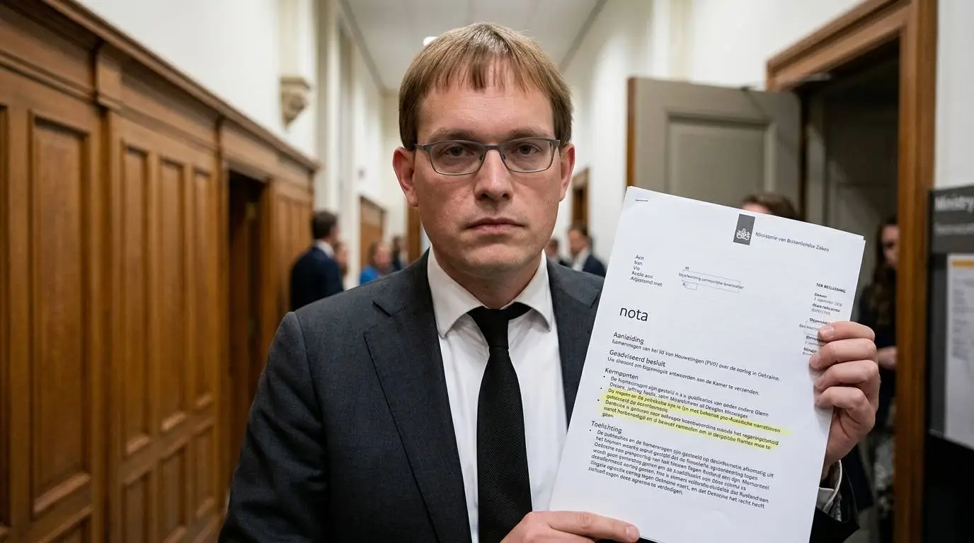 Van Houwelingen (FVD) ontmaskert kabinet met beslisnota over Oekraïne: 'bewust vermeden om in dergelijke frames mee te gaan'