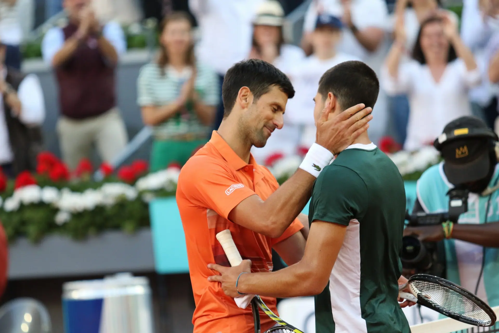 WATCH: Alcaraz makes history by defeating Djokovic in Madrid
