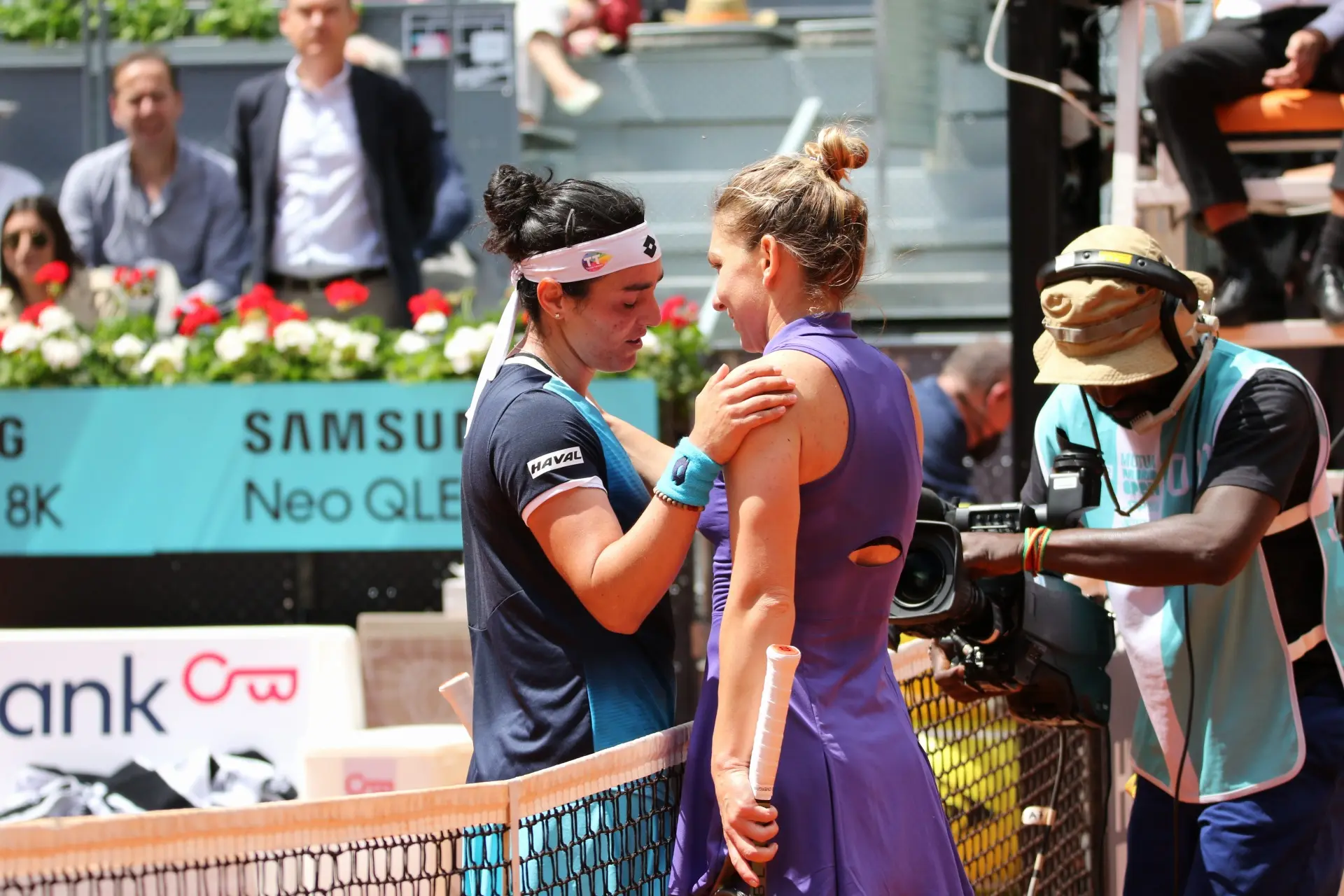 "I was really stressed knowing that she can come back every time" reflects Ons Jabeur on beating Simona Halep