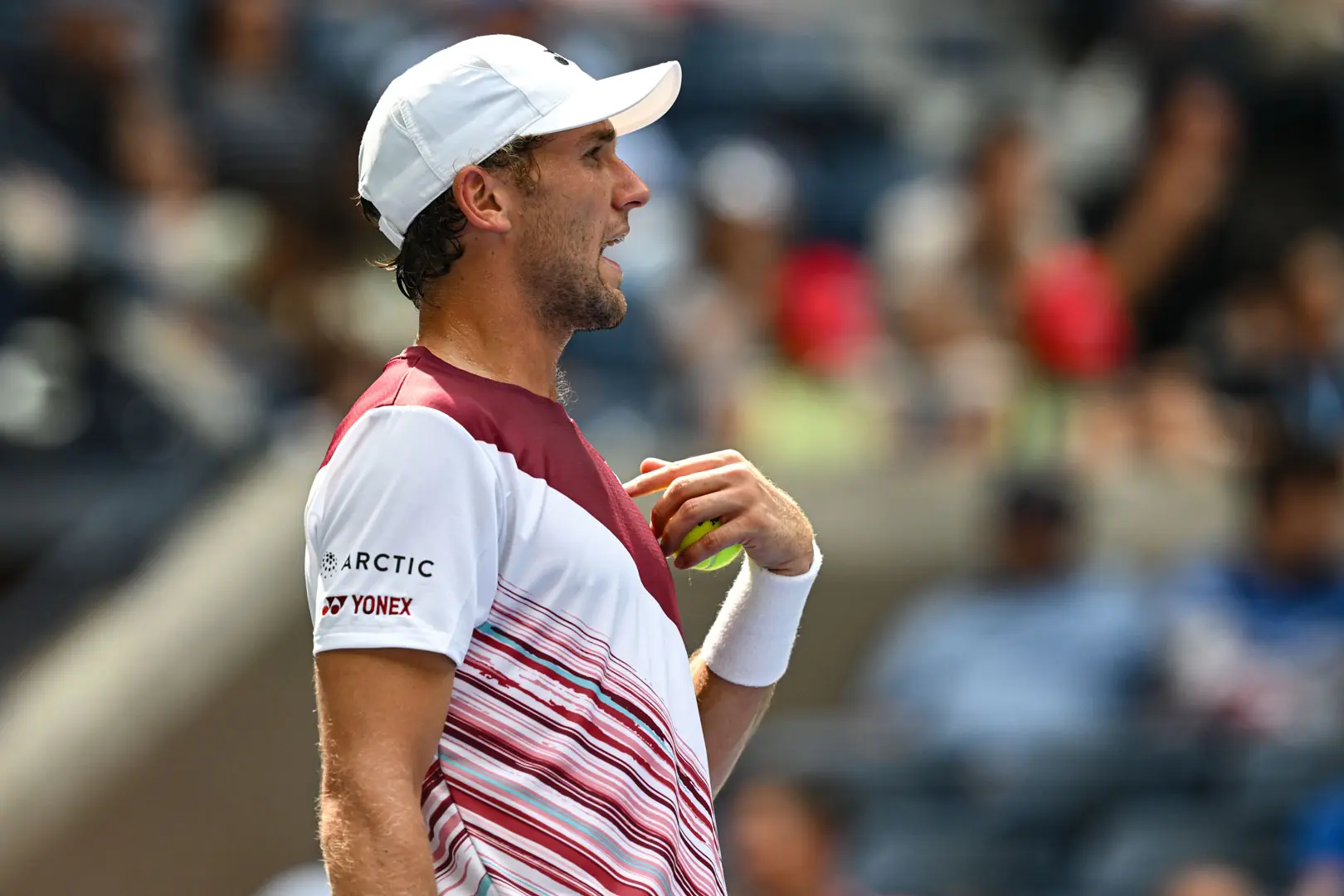 WATCH: Ruud forfeits a point during US Open final against Alcaraz