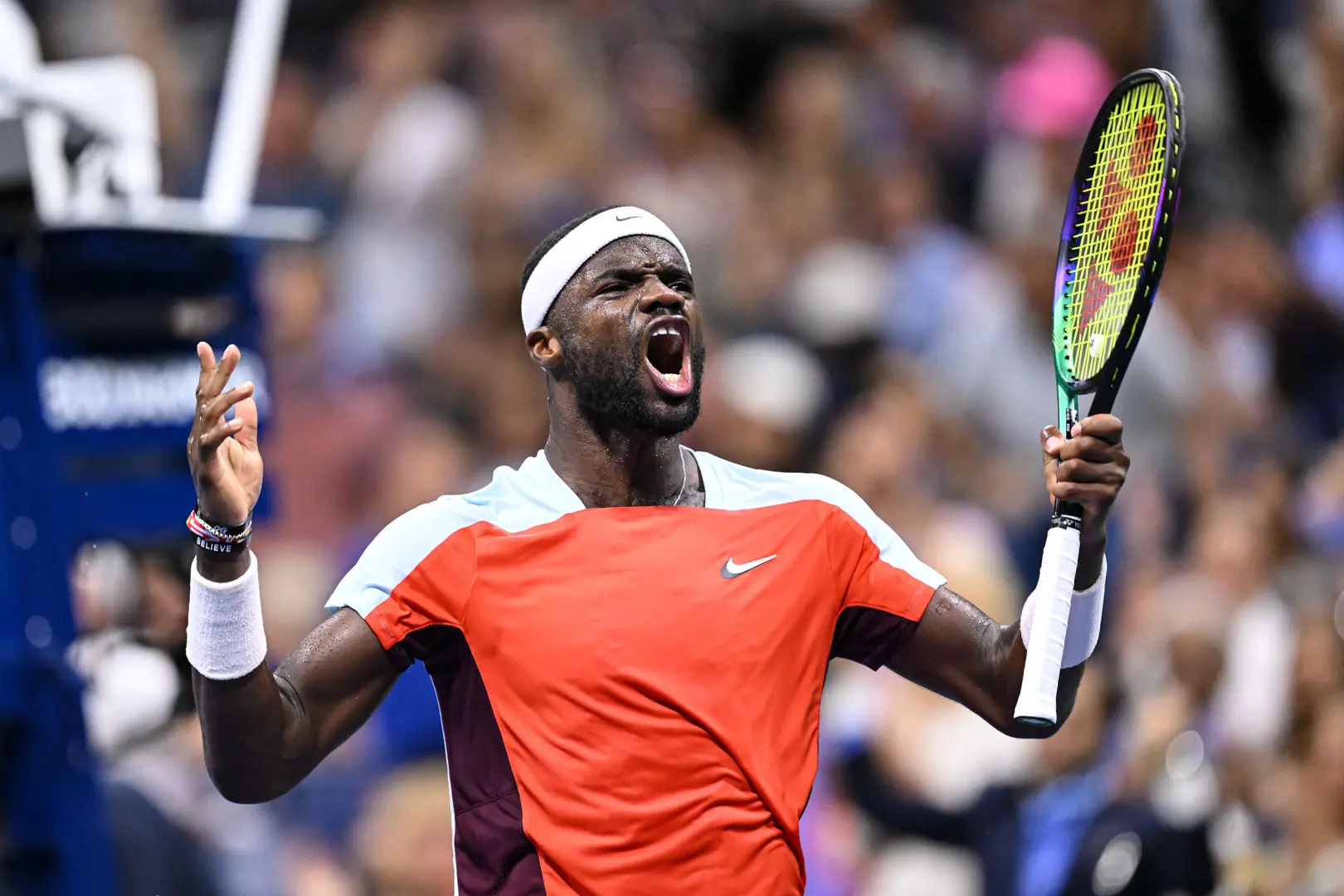 WATCH: Francis Tiafoe affectionately jokes with ball boy despite facing defeat