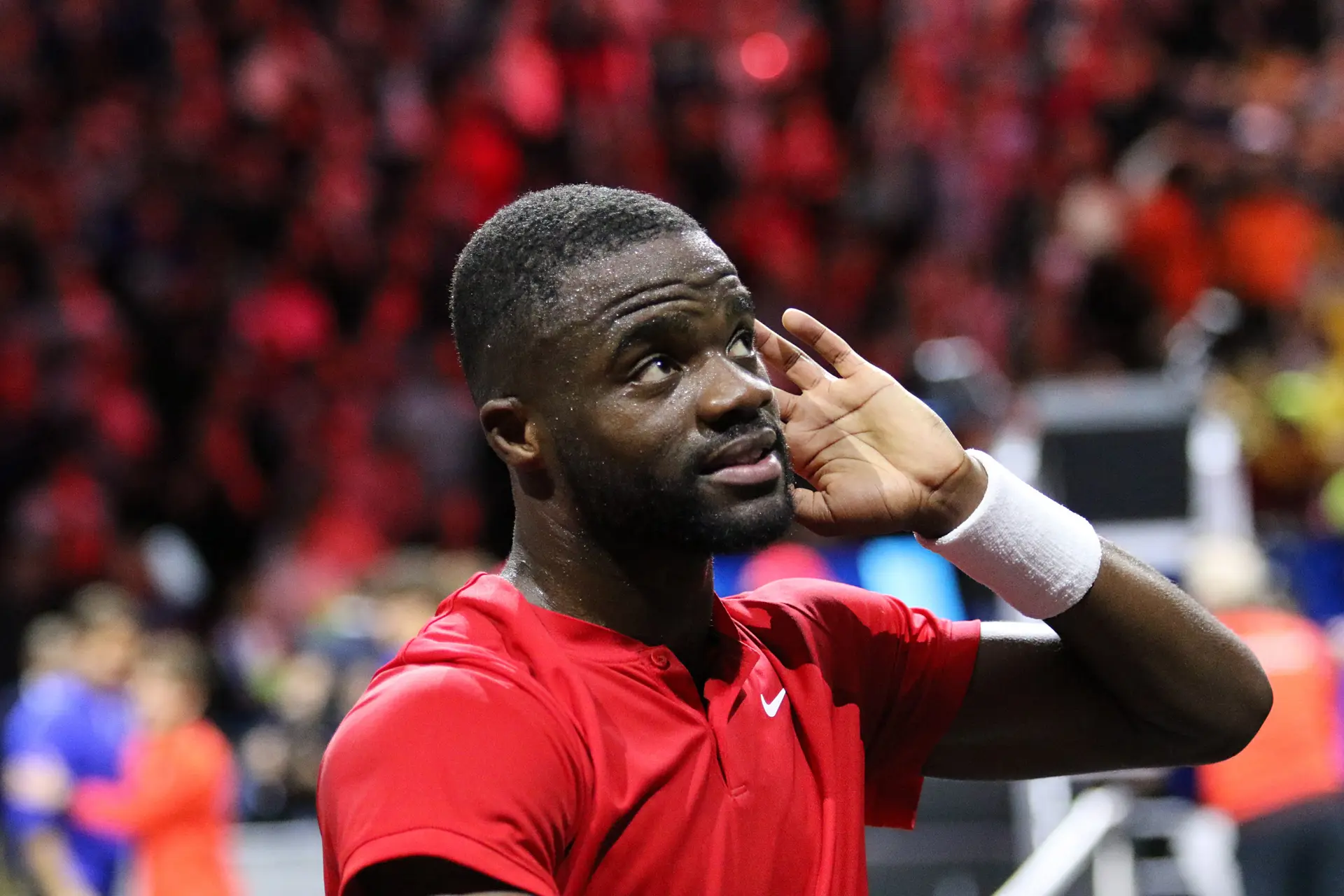 Tiafoe slammed for wearing headphones during US national anthem at Davis Cup