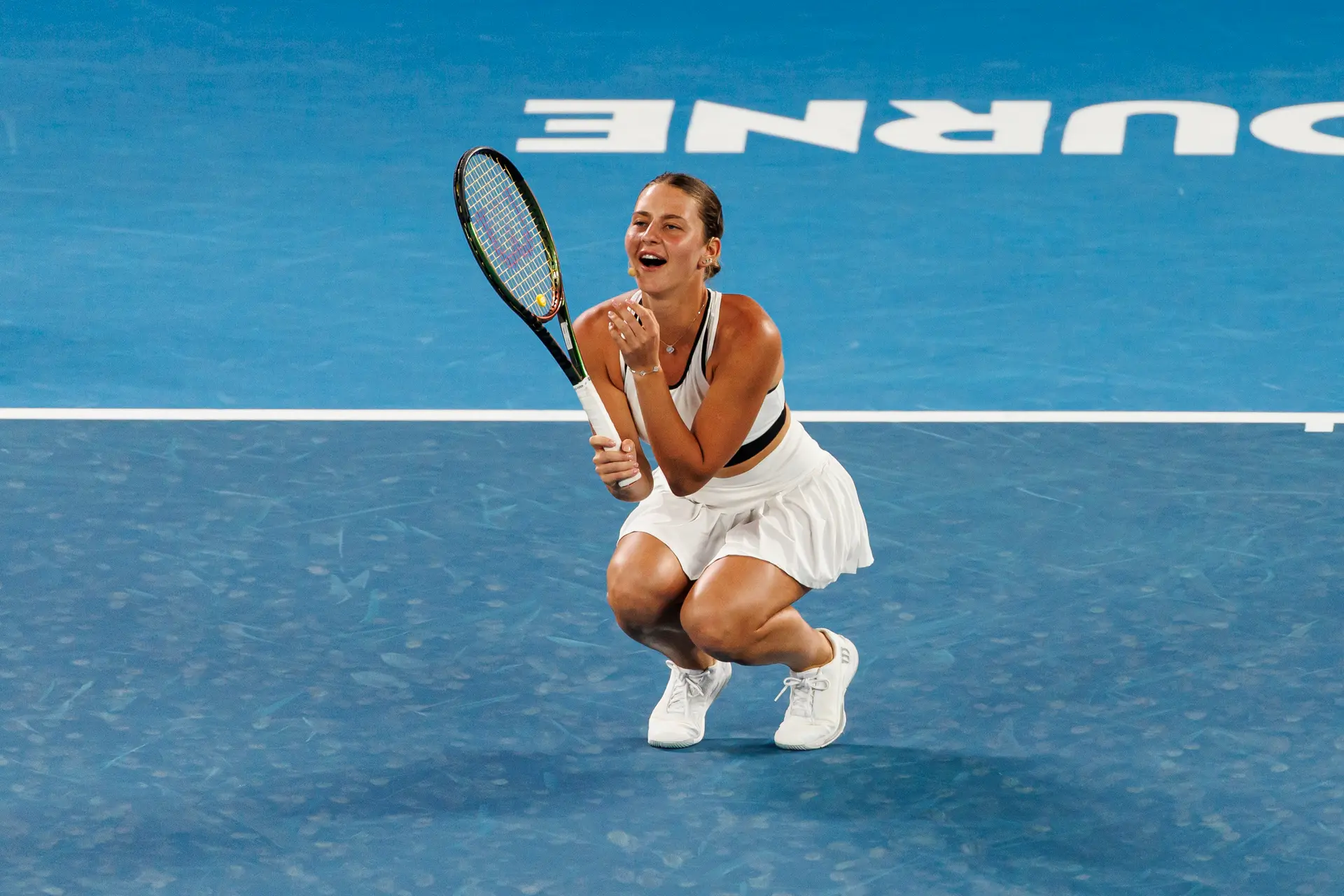No handshake & no photoshoot as Ukraine's Kostyuk beats Russia's Gracheva to win title