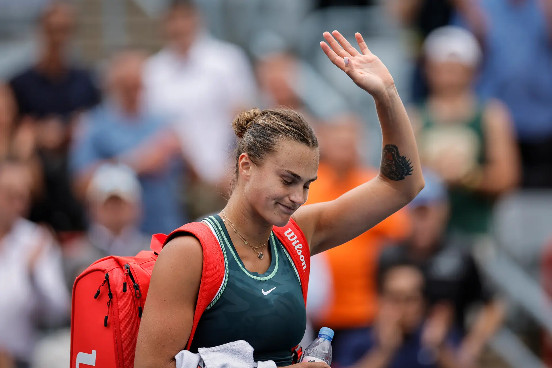 WATCH: Sabalenka Gives Rybakina's Coach Fist Bump After Loss In Beijing