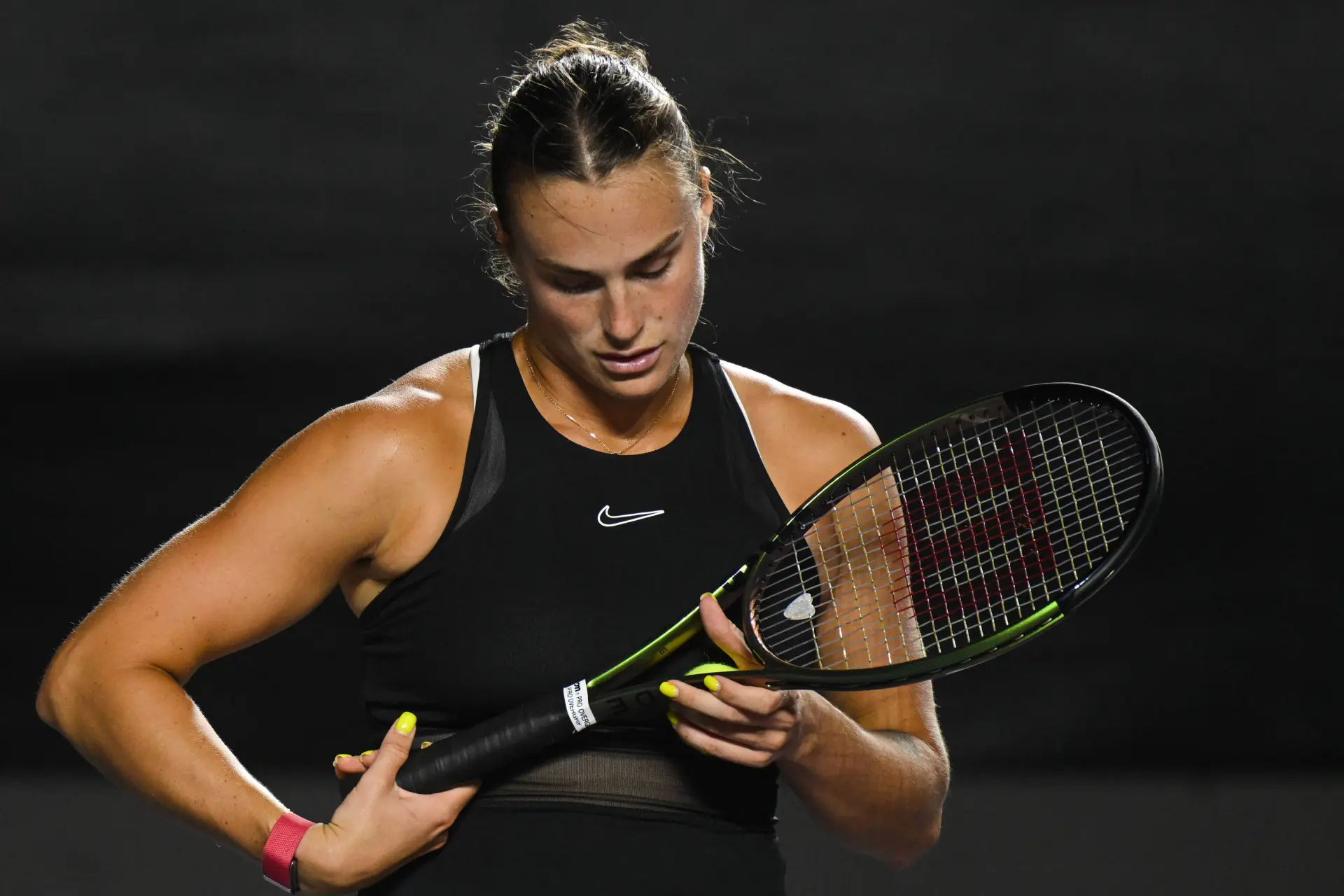 WATCH: Dispirited Sabalenka Breaks Racket After Shock Defeat To Kalinina In Miami