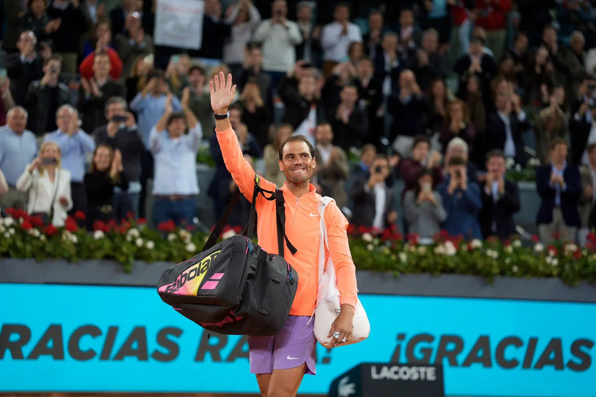 WATCH: Thousands Of Fans Gather To Applaud Nadal In Potential Rome Farewell Appearance