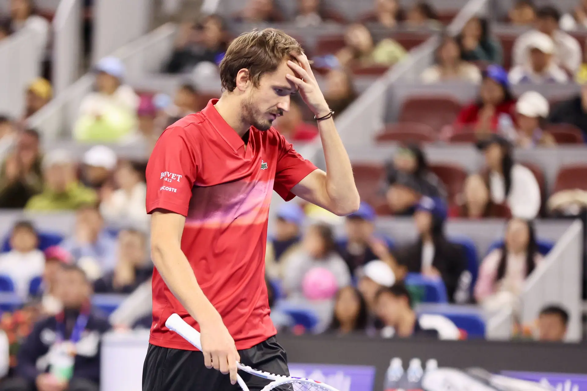 Daniil Medvedev Furiously Rants At 'Rubbish' Umpire After Receiving Time Violation
