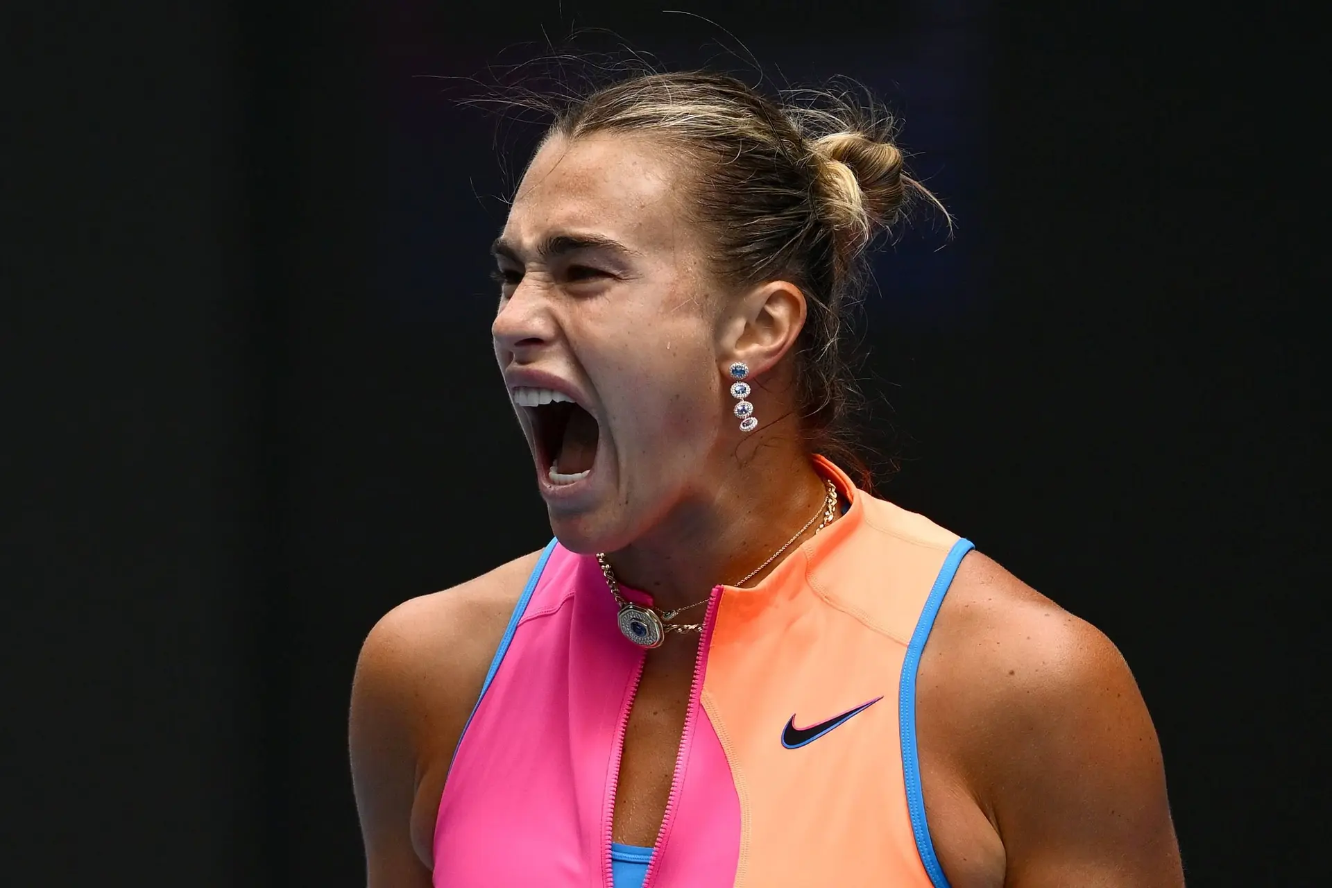 WATCH: Long grunt costs Aryna Sabalenka a point in Australian Open semi-final