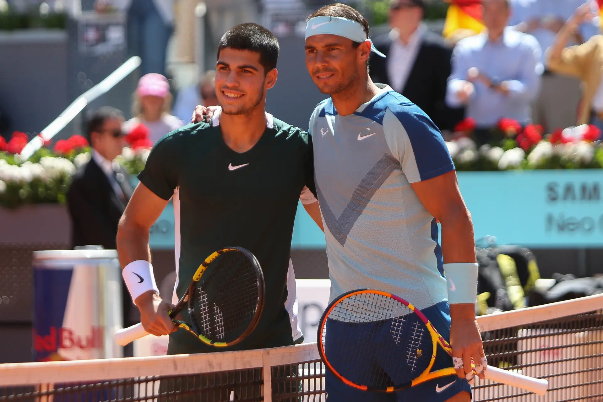 Carlos Alcaraz, ante la cercana retirada de Rafa Nadal: "No me quiero imaginar el tenis sin él"