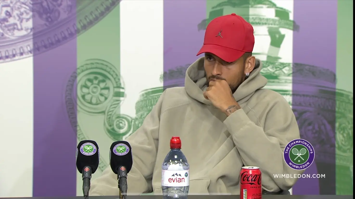 (VIDEO) Kyrgios responds to criticism about breaking Wimbledon dress code: “Because I do what I want”