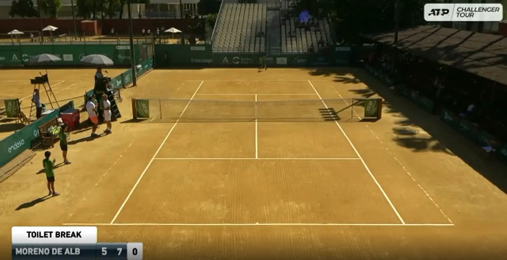 Video: American tennis player disqualified in bizarre incident following 10-minute bathroom break