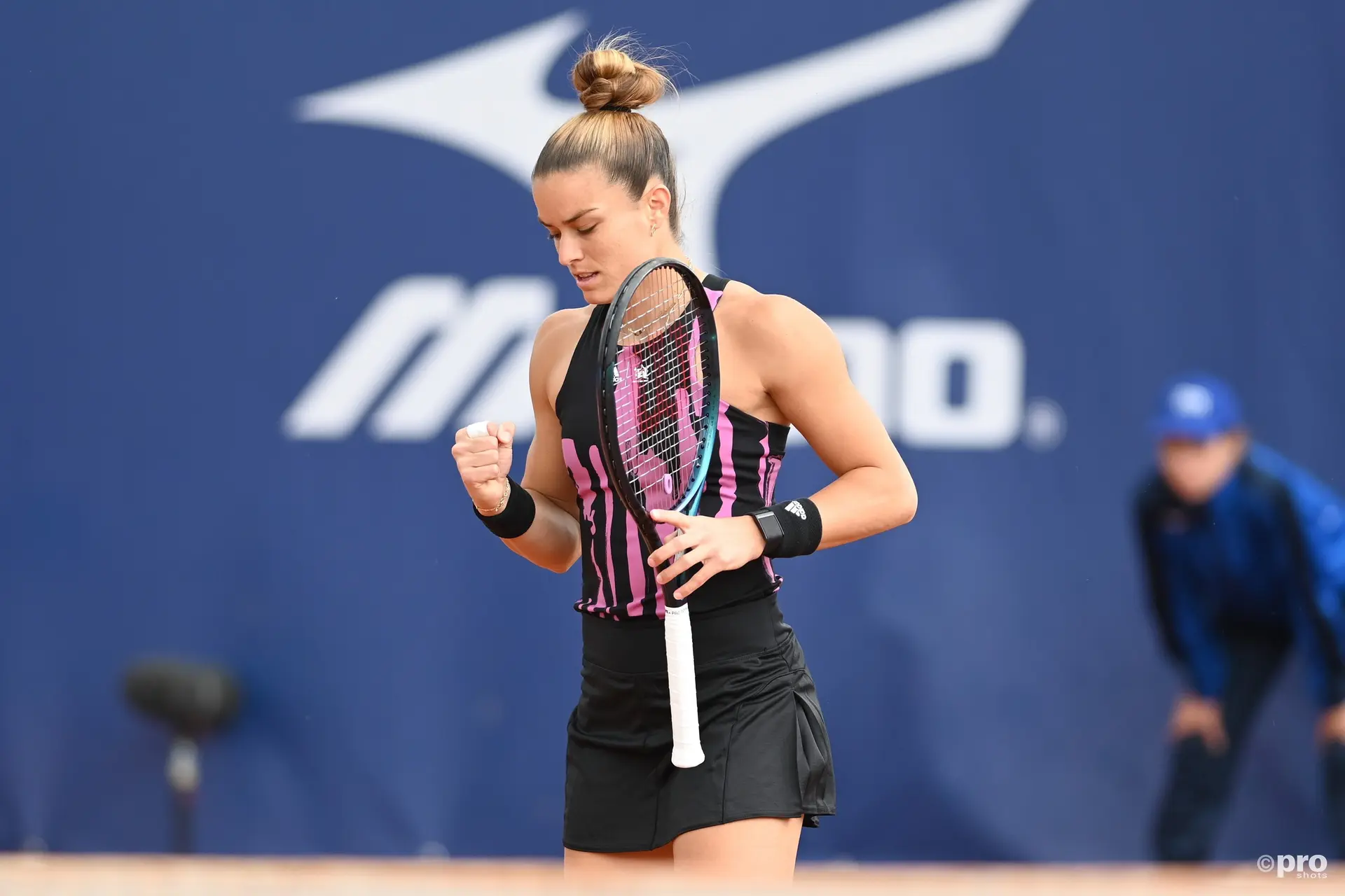 Sakkari survives Pegula comeback to secure first win at WTA Finals