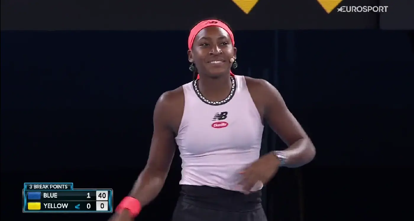 "Pretty sure I ruined a Gucci hat today" - Coco Gauff jokingly laments signing a fan's designer hat