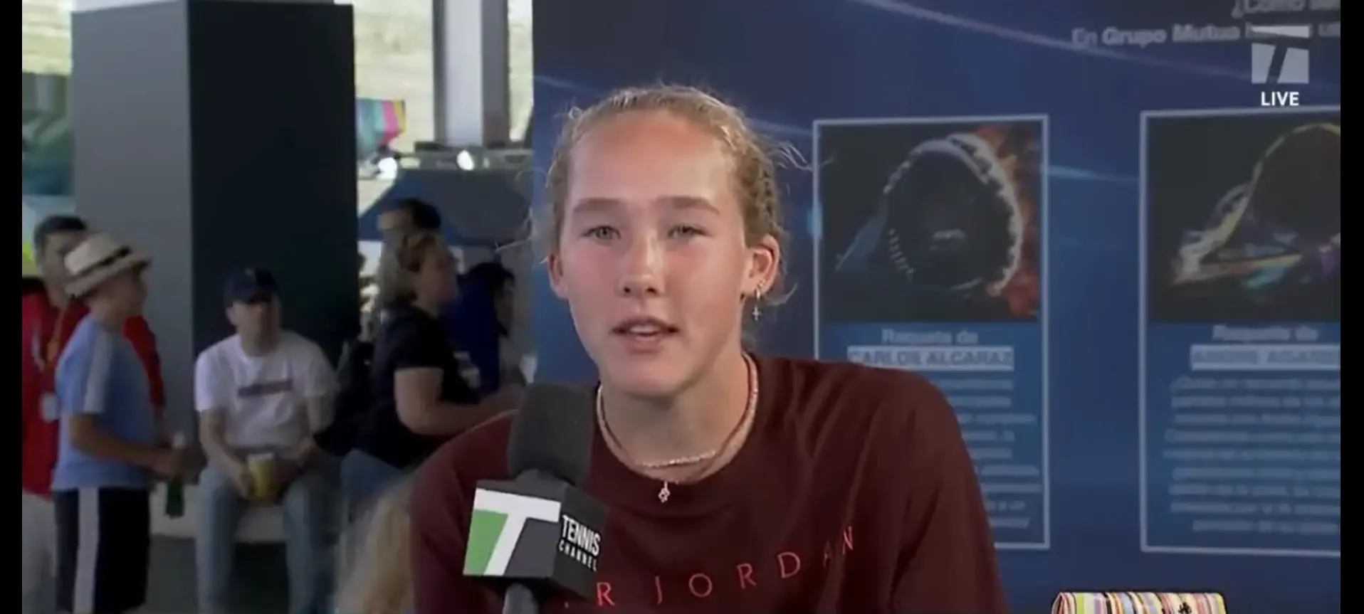 VÍDEO: El divertido momento entre la tenista de 16 años, Mirra Andreeva, y Andy Murray durante el Mutua Madrid Open
