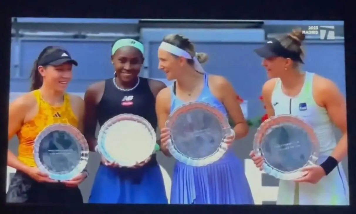 (VIDEO) "Ich bin sprachlos und sie sind es aus den falschen Gründen auch": Pam Shriver äußert sich zum umstrittenen Redeverbot bei den Madrid Open im Damendoppel