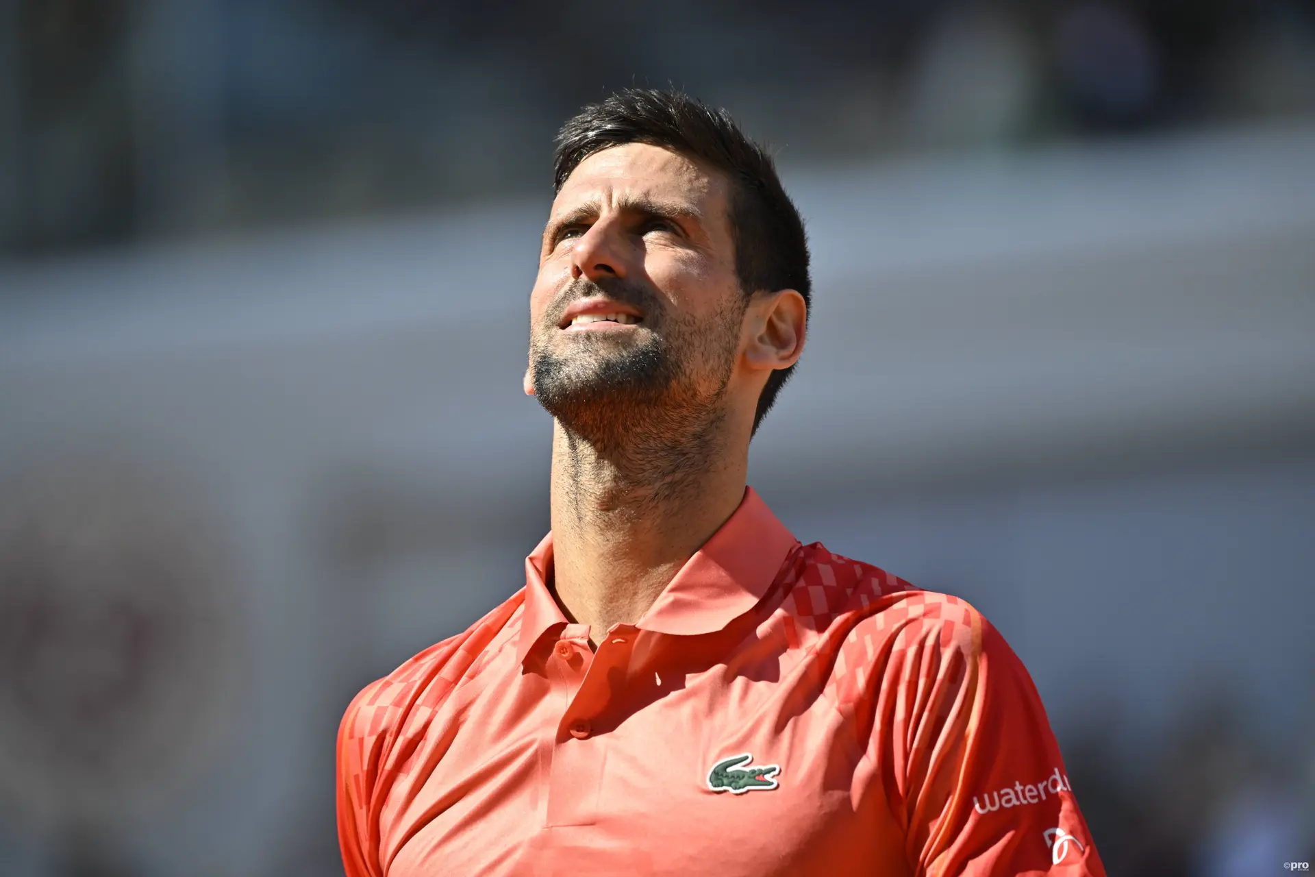 El hijo de Djokovic se exhibió a lo 'Medvedev' en la ceremonia de trofeos de Roland Garros