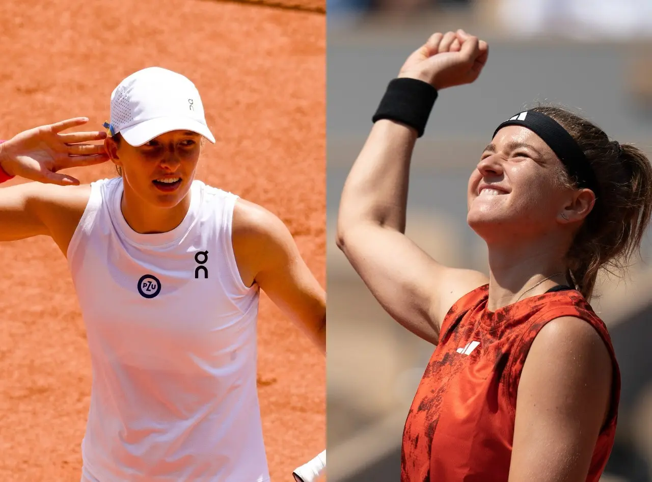 2023 French Open Roland Garros Finale der Frauen Vorschau - Iga Swiatek v Karolina Muchova