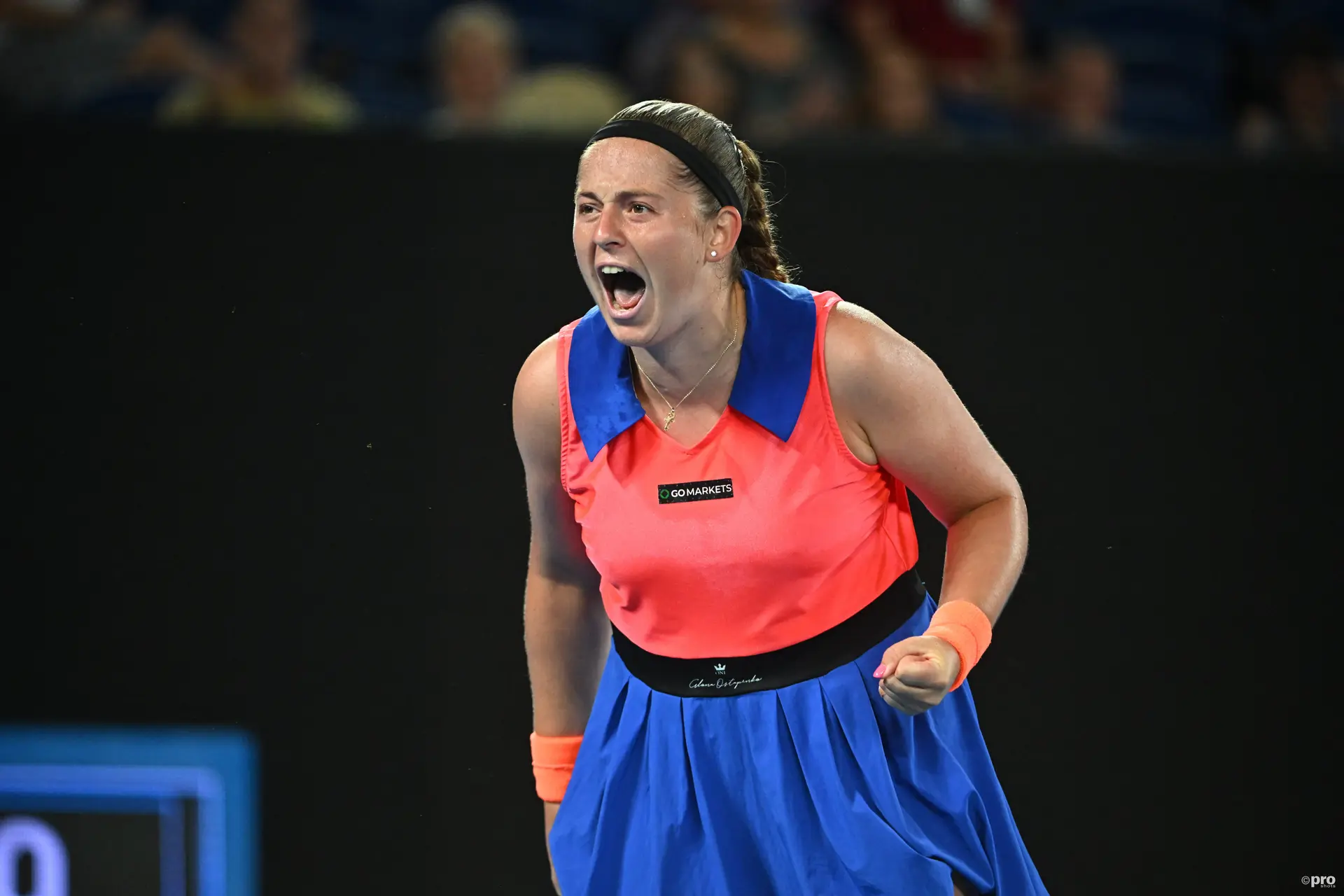 (VIDEO) Ostapenko solta um grito de alegria após a vitória na segunda ronda do US Open