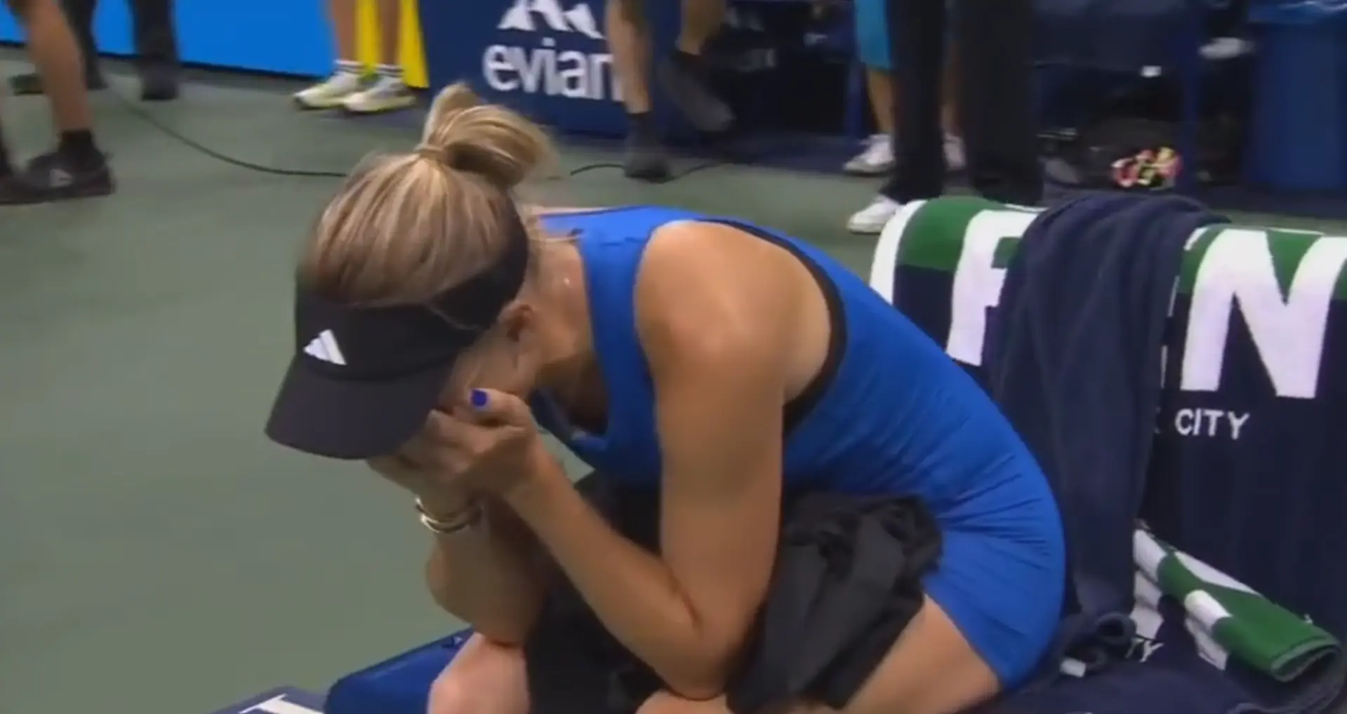 (VIDEO) Wozniacki chora de felicidade depois de derrotar Kvitova no US Open