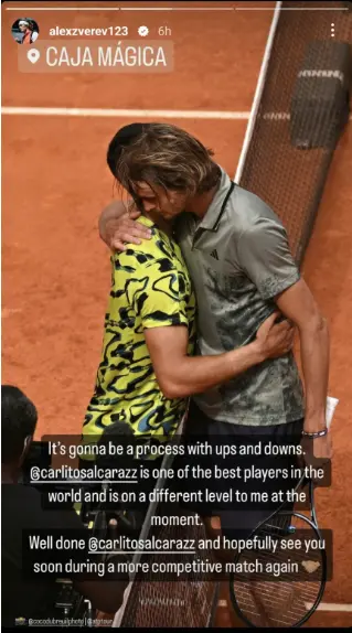 "Wir haben eine Chance gegen ihn im Golf": Zverev scherzt, nachdem er Zeit auf dem Golfplatz mit Alcaraz verbracht hat