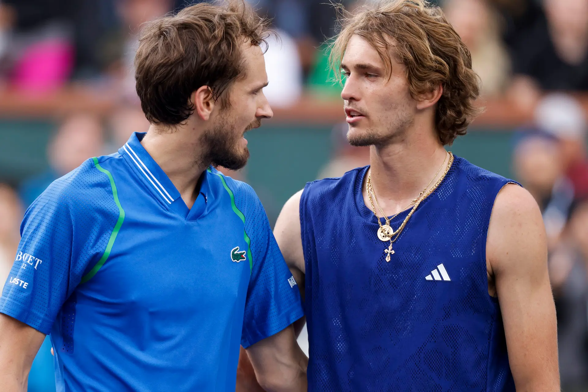 "I'll be Daniil Medvedev's No. 1 fan... for a change", jokes Alexander Zverev as ATP Finals hopes rest on third seed