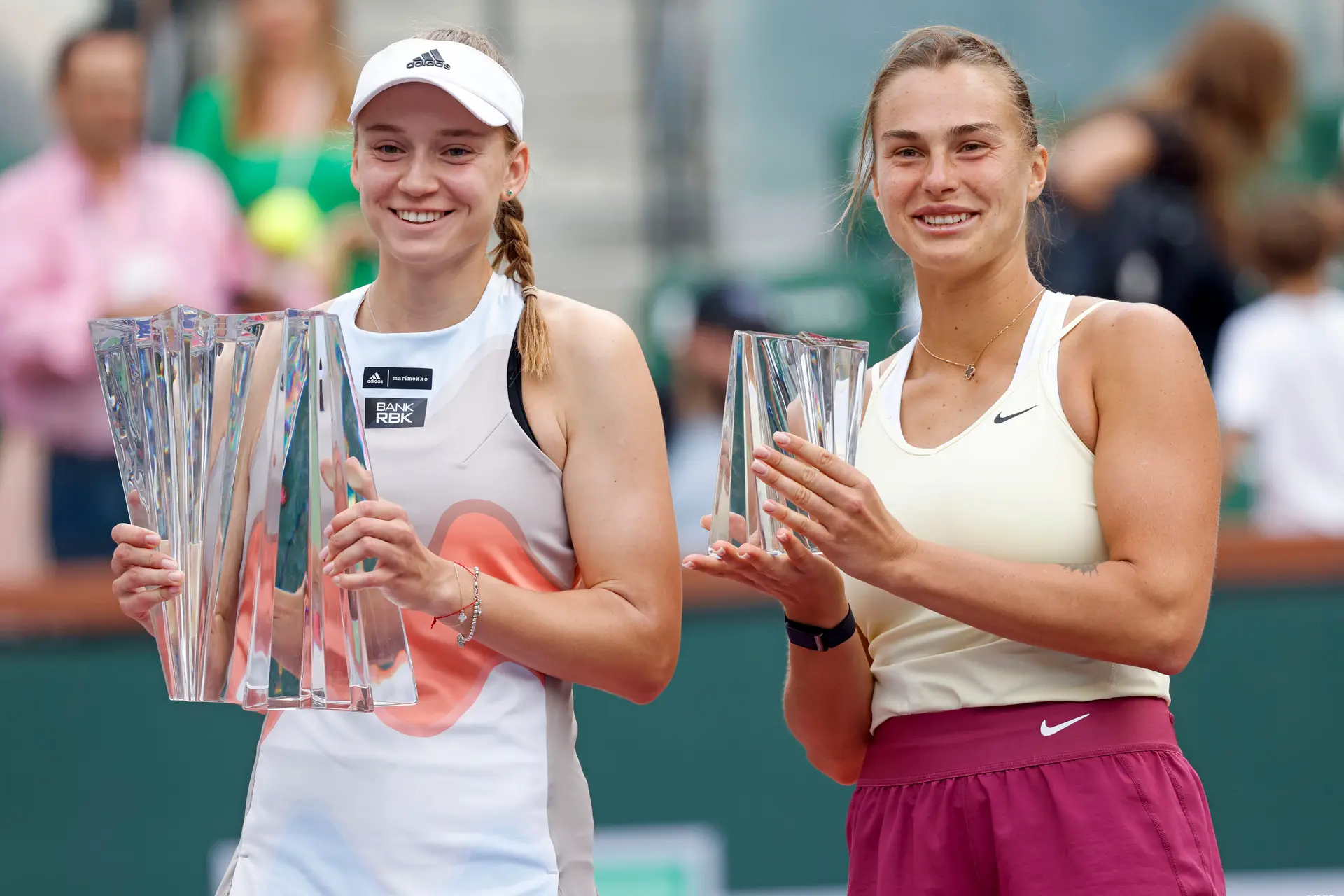 Aryna Sabalenka e Elena Rybakina fazem comparações com Jennifer Capriati, Monica Seles e Pam Shriver