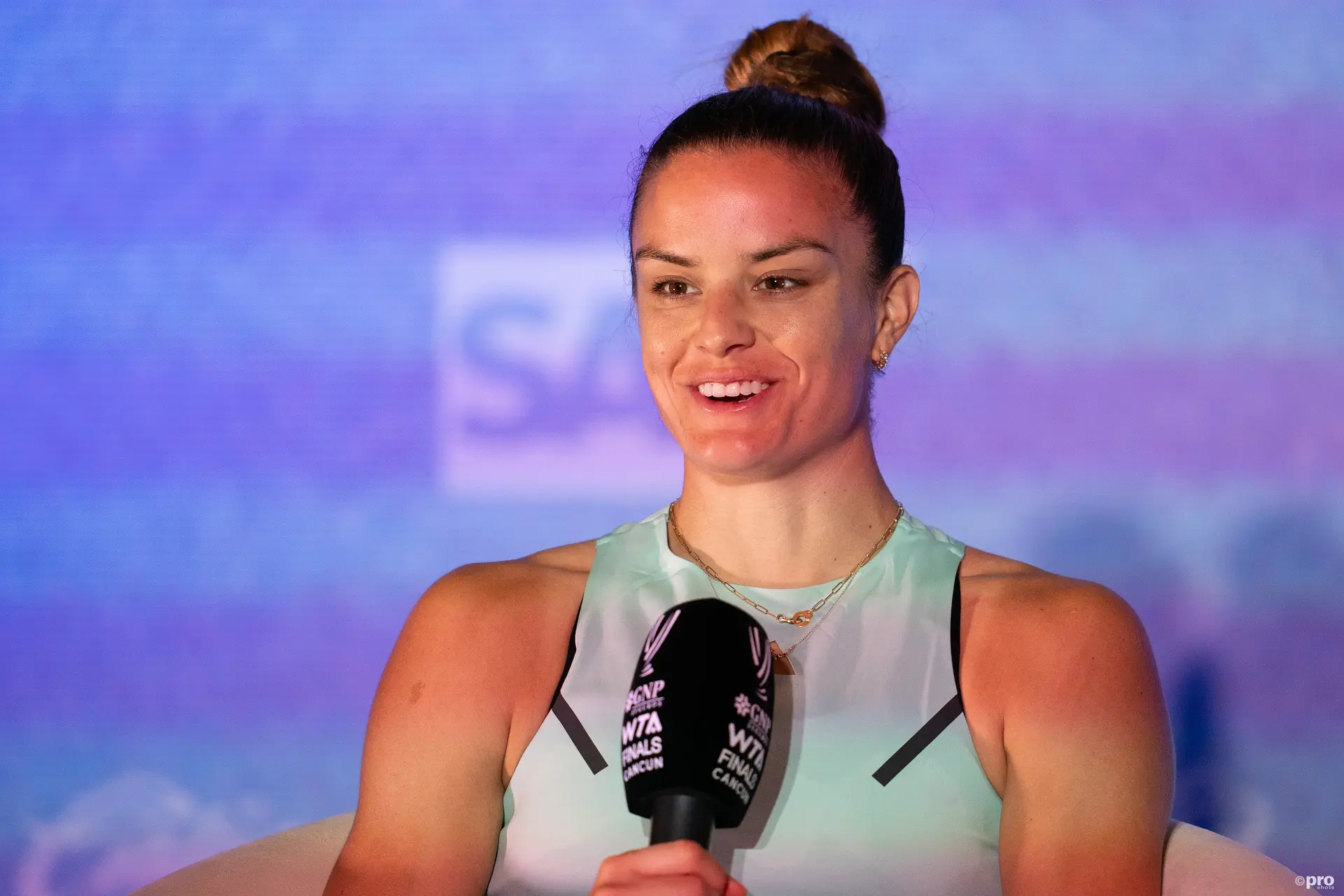 Maria Sakkari "orgulhosa" de si própria por ter suportado "a época mais difícil da sua carreira" após as derrotas no Finais WTA de 2023