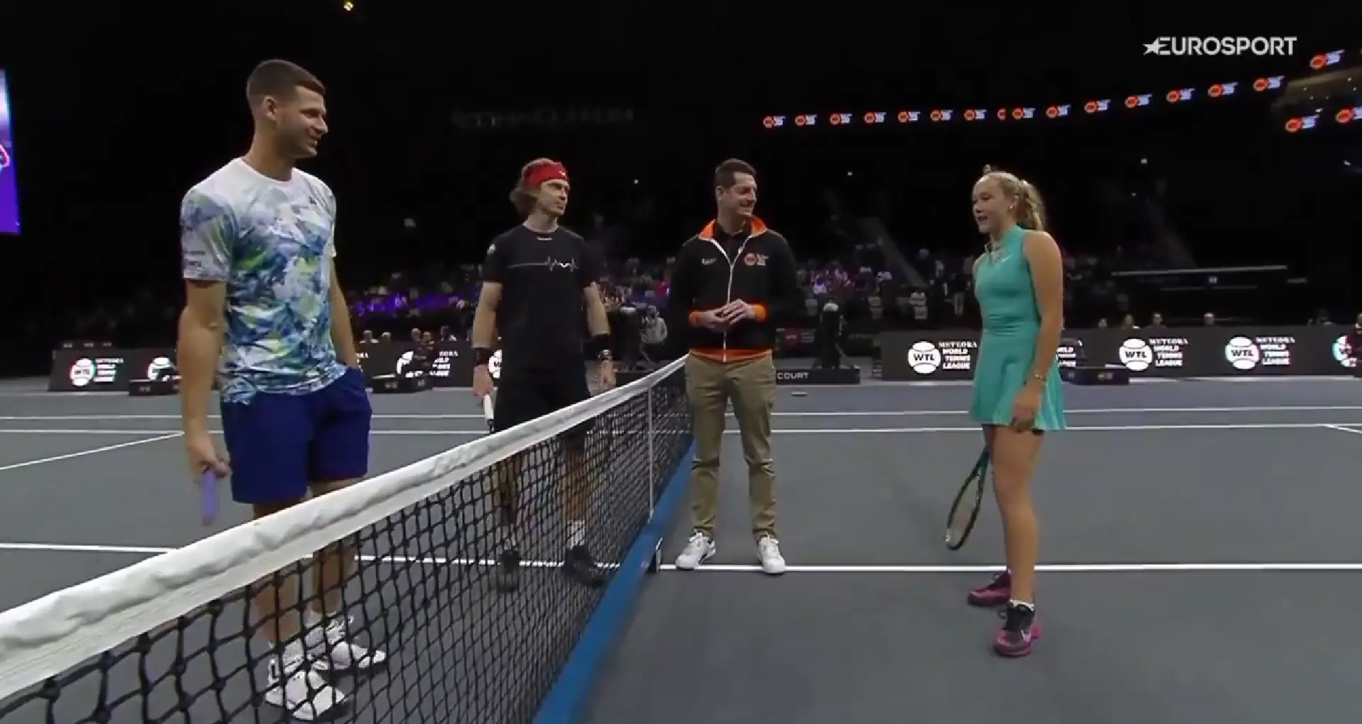 "I think I would be more comfortable playing with Rublev": Mirra Andreeva quote comes full circle as 16-year-old teams with compatriot at World Tennis League