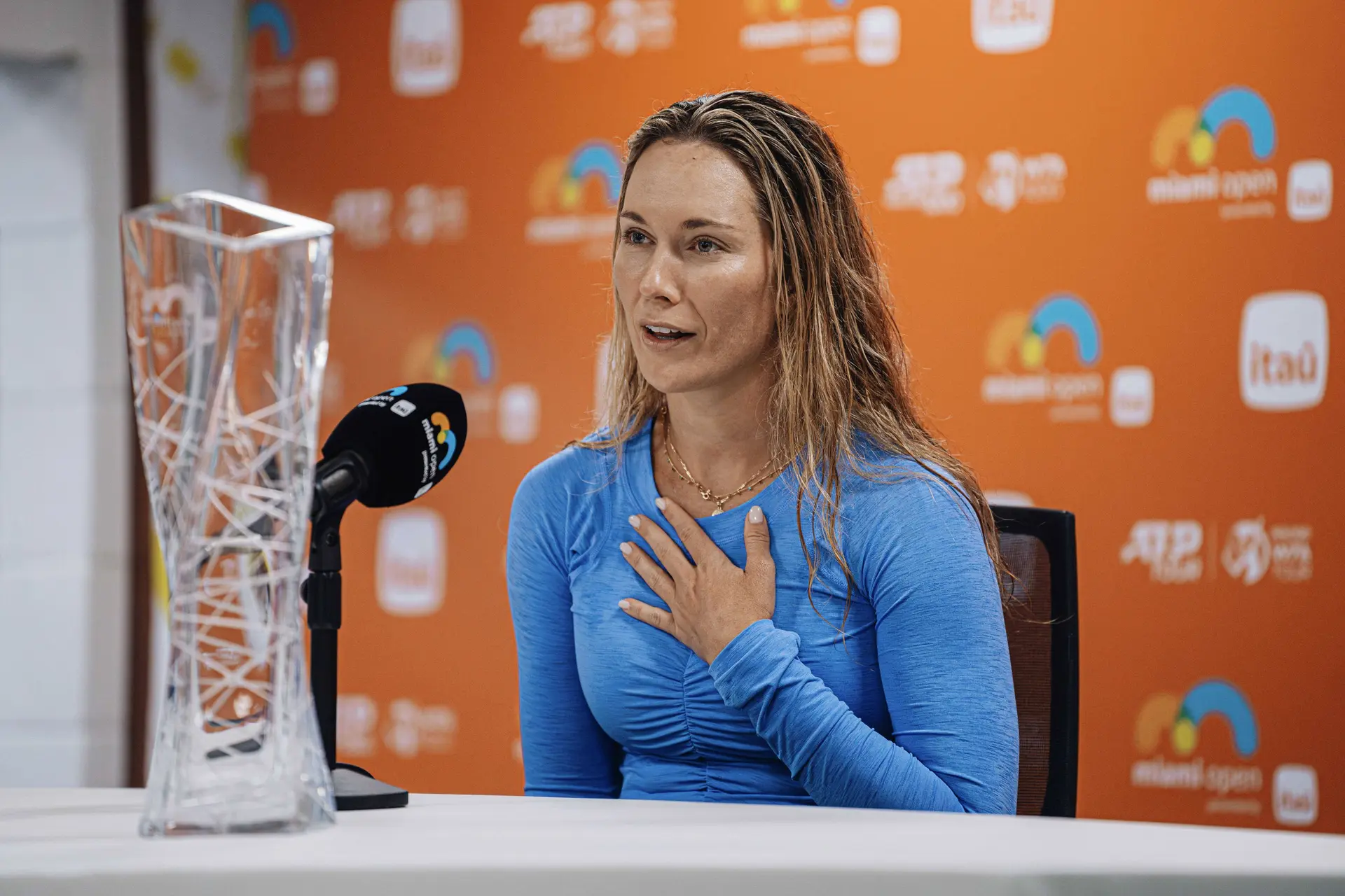 Danielle Collins, sobre su retirada tras el título en el Miami Open 2024: "Como ya he dicho, tengo problemas de salud"