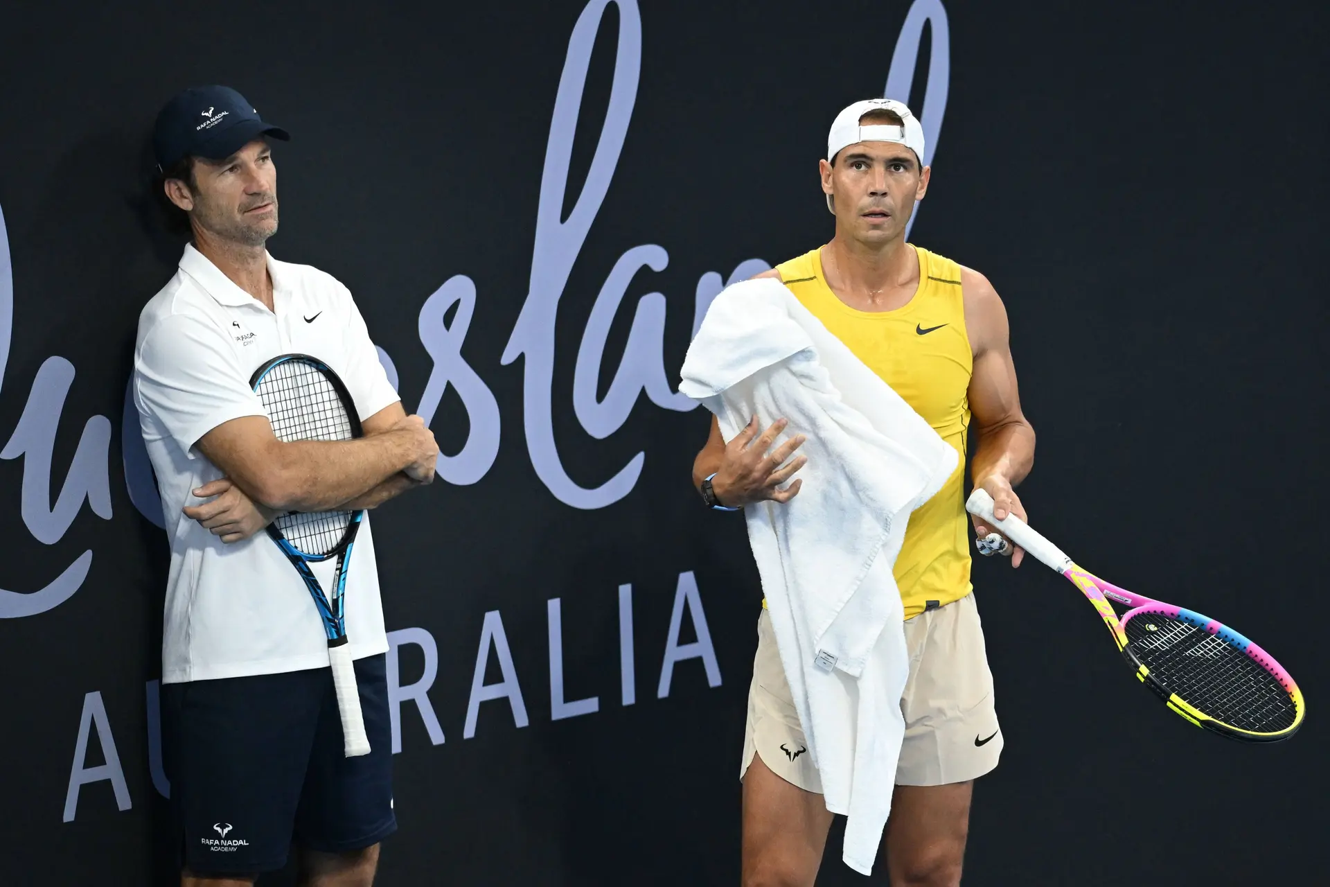 The 'Roland Garros plan' continues: Rafael Nadal is already training at the Caja Mágica ahead of the Madrid Open