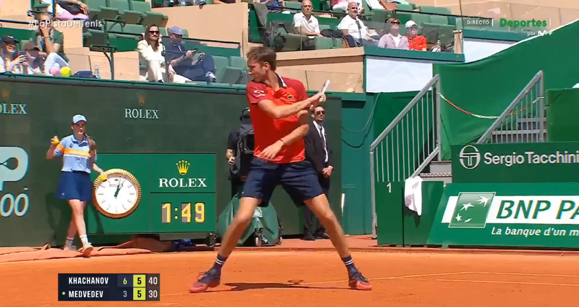 "Doesn't need glasses, he doesn't see anything": Daniil Medvedev loses his cool at line calls again at Monte-Carlo Masters