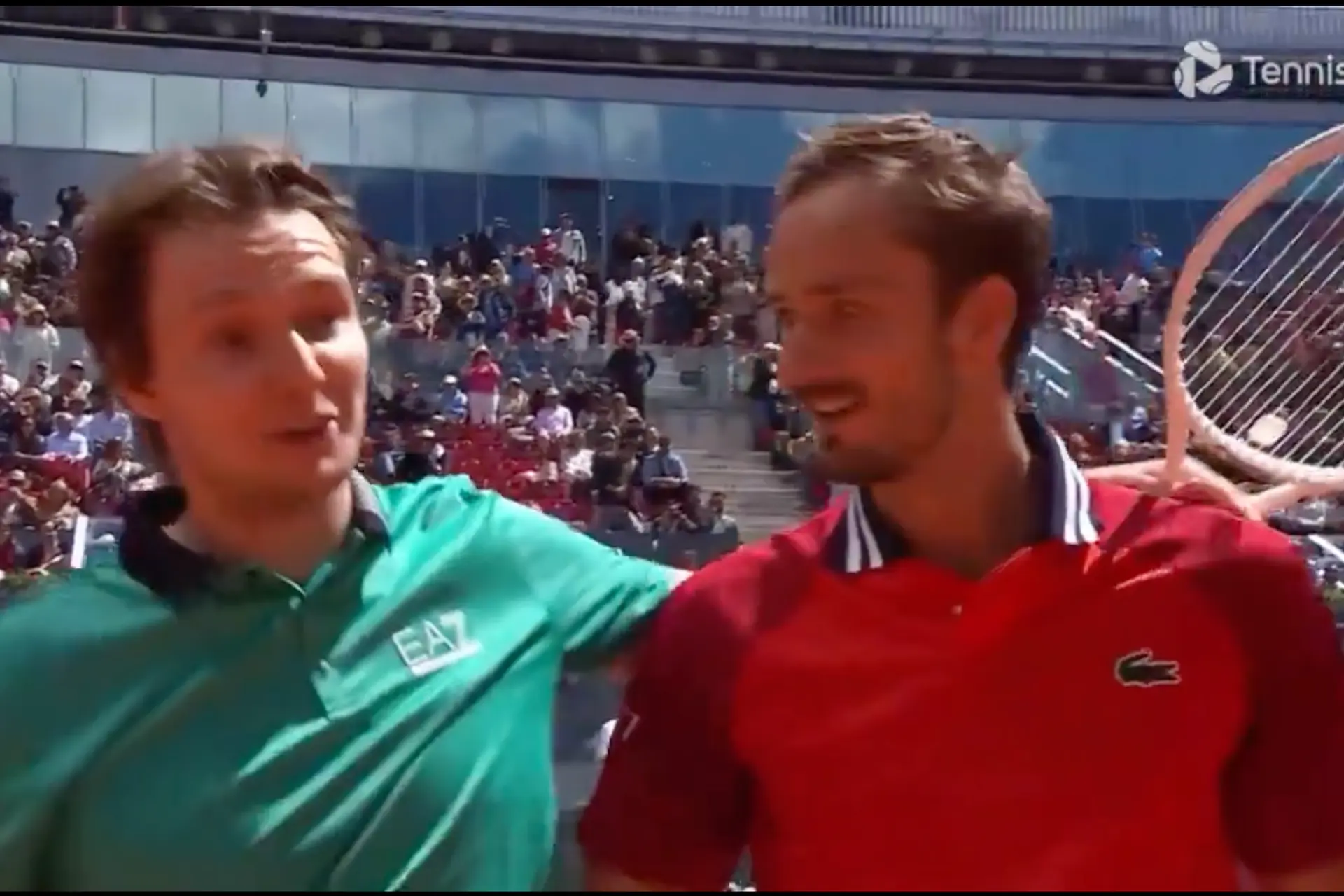 (VIDEO) Daniil Medvedev and Alexander Bublik hilariously becomes most friendly and peaceful match ever despite prior billing