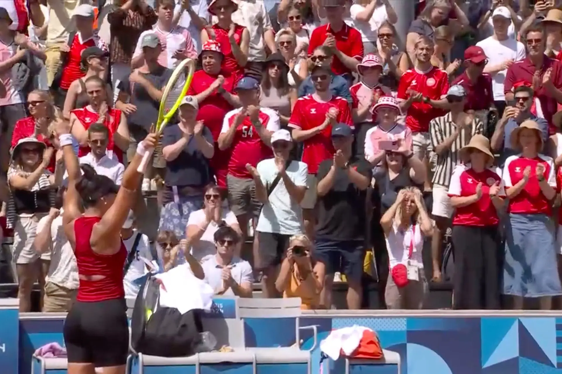 Bianca Andreescu makes long awaited Olympic Games debut with thumping win against Clara Tauson