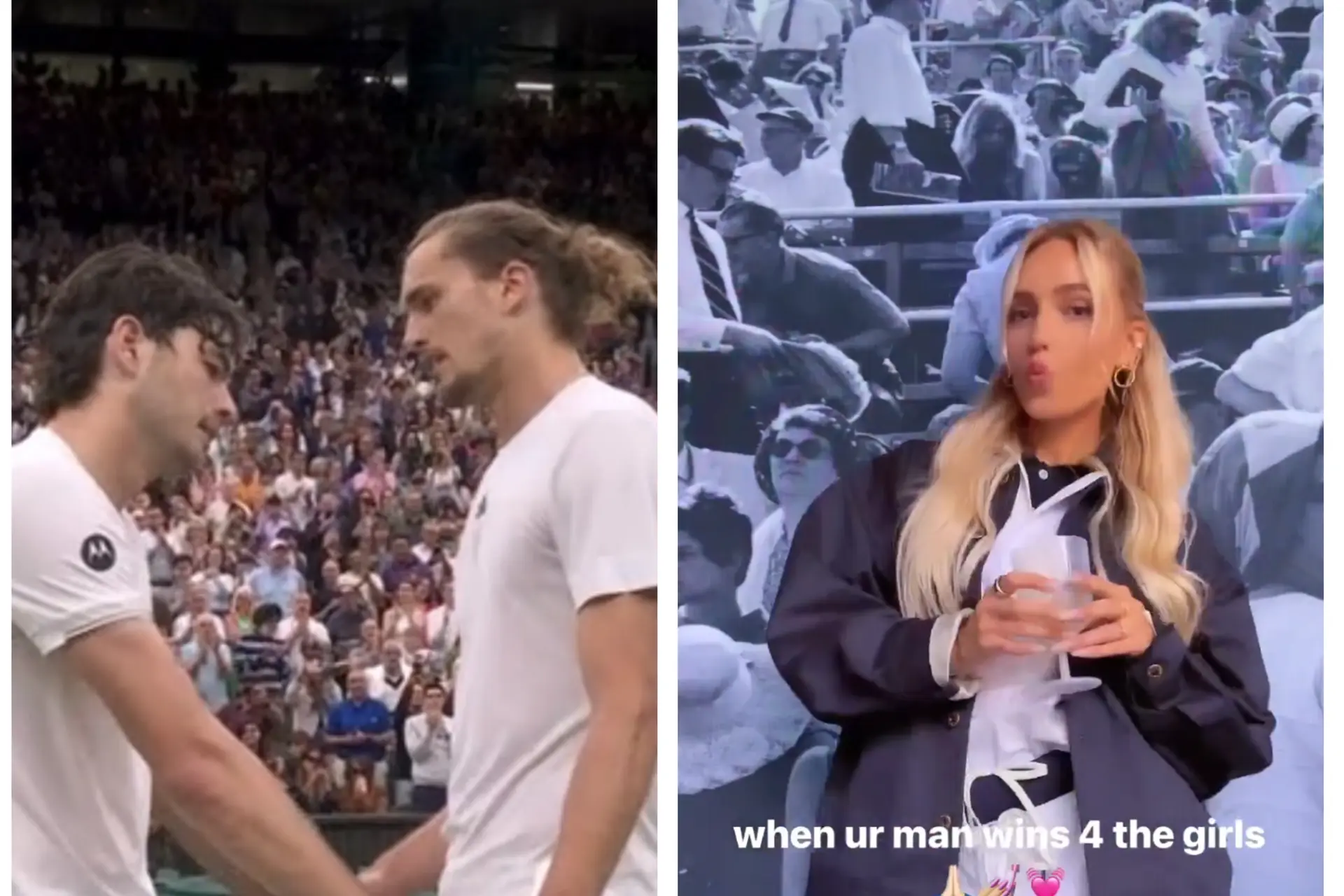 “When your man wins for the girls”: Taylor Fritz’ girlfriend Morgan Riddle aims not so subtle dig at Alexander Zverev after Wimbledon thriller