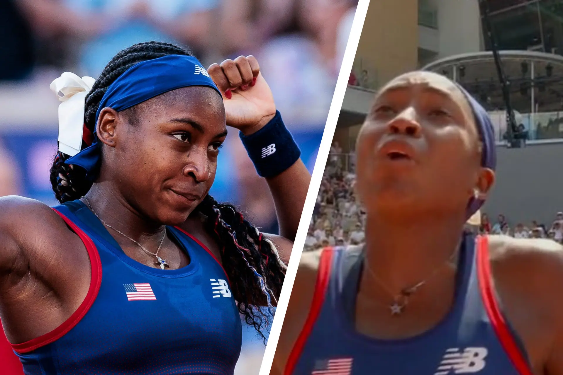 (VÍDEO) La polémica del día: Coco Gauff rompió a llorar en pleno partido por una decisión del juez de silla