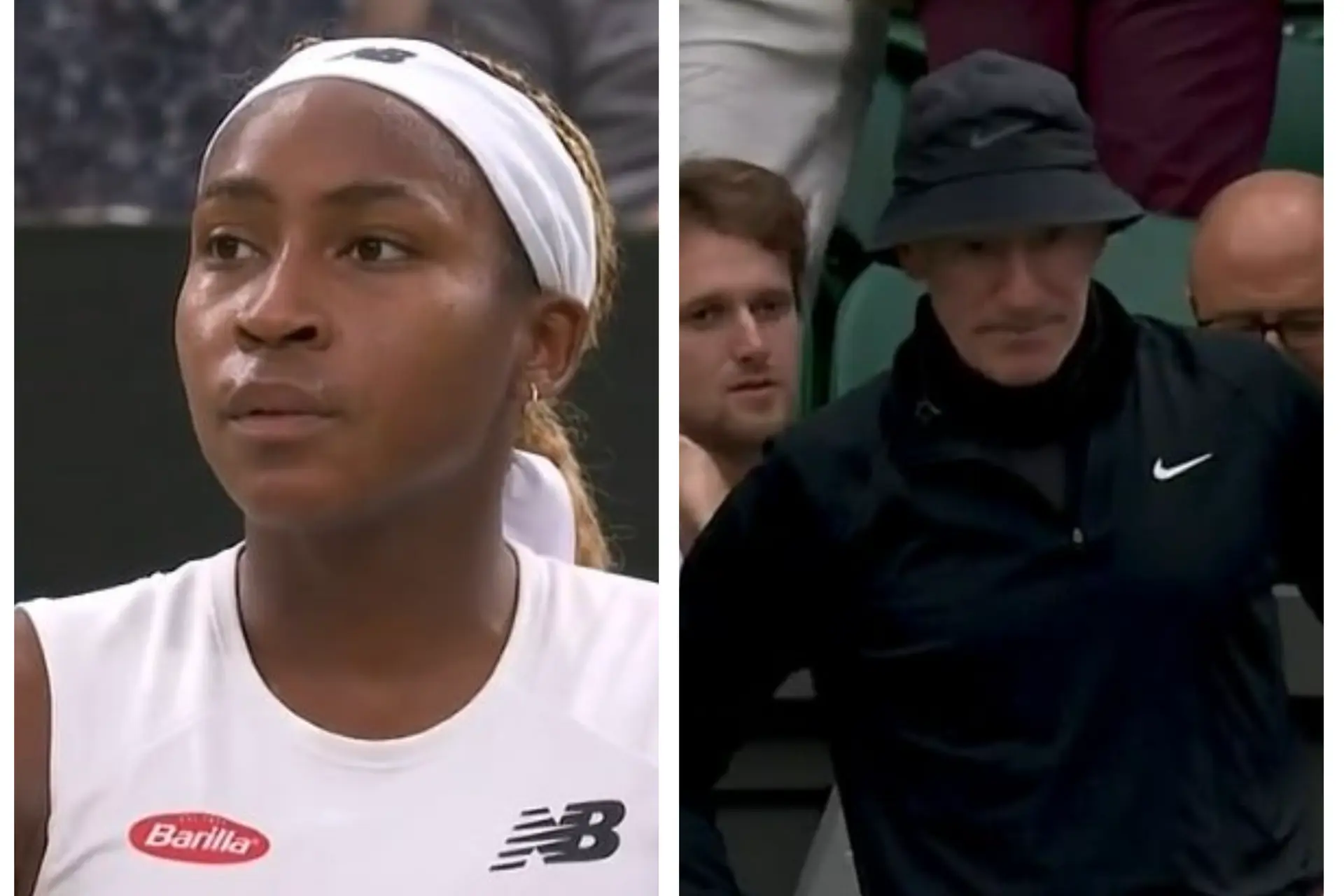 Coco Gauff arremete contra su palco y llega a las manos con Brad Gilbert: "Dime algo, no me estás diciendo nada"