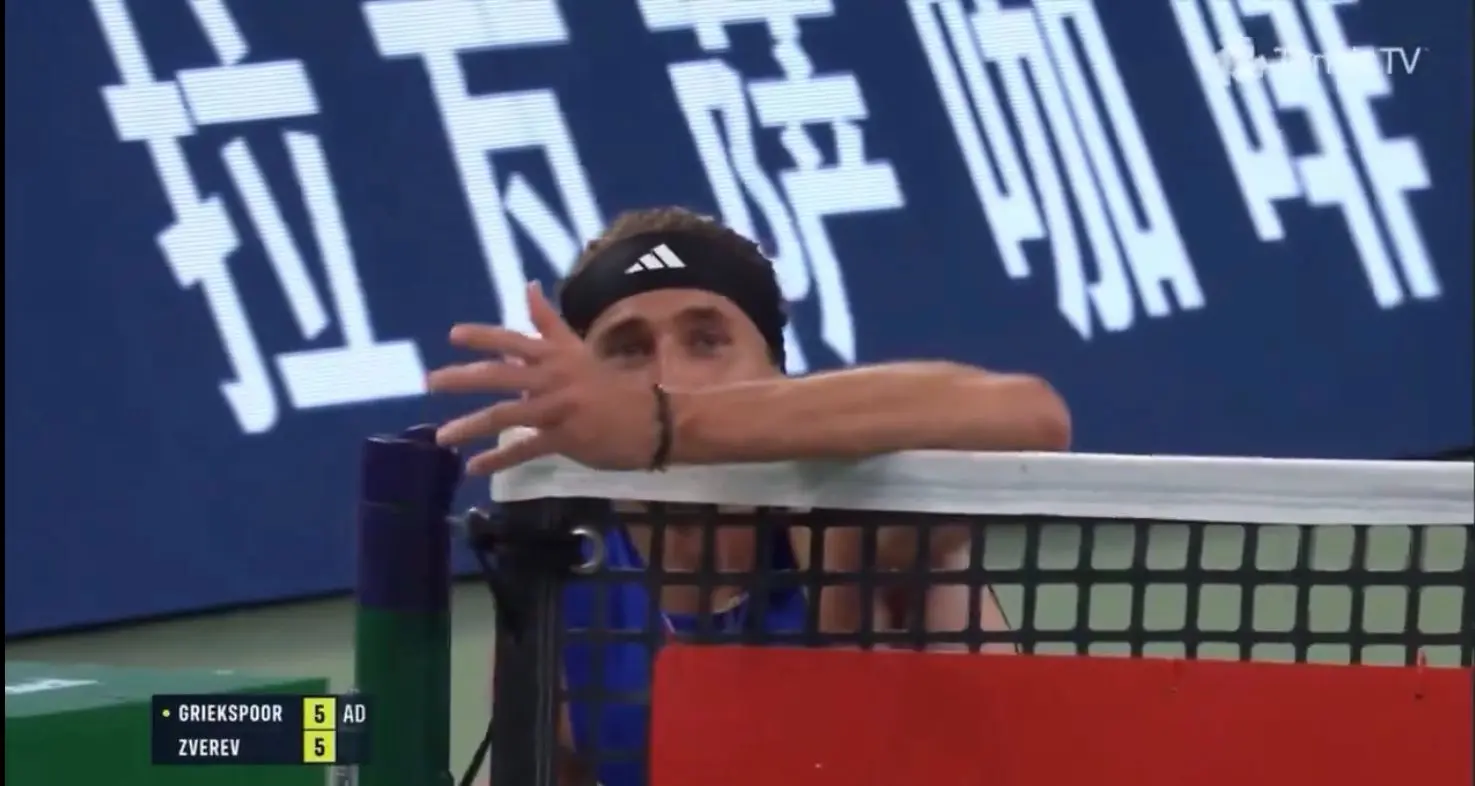 Alexander Zverev, al juez de silla en el Masters de Shanghai: "Tengo una final de Grand Slam perdida por vuestra culpa"