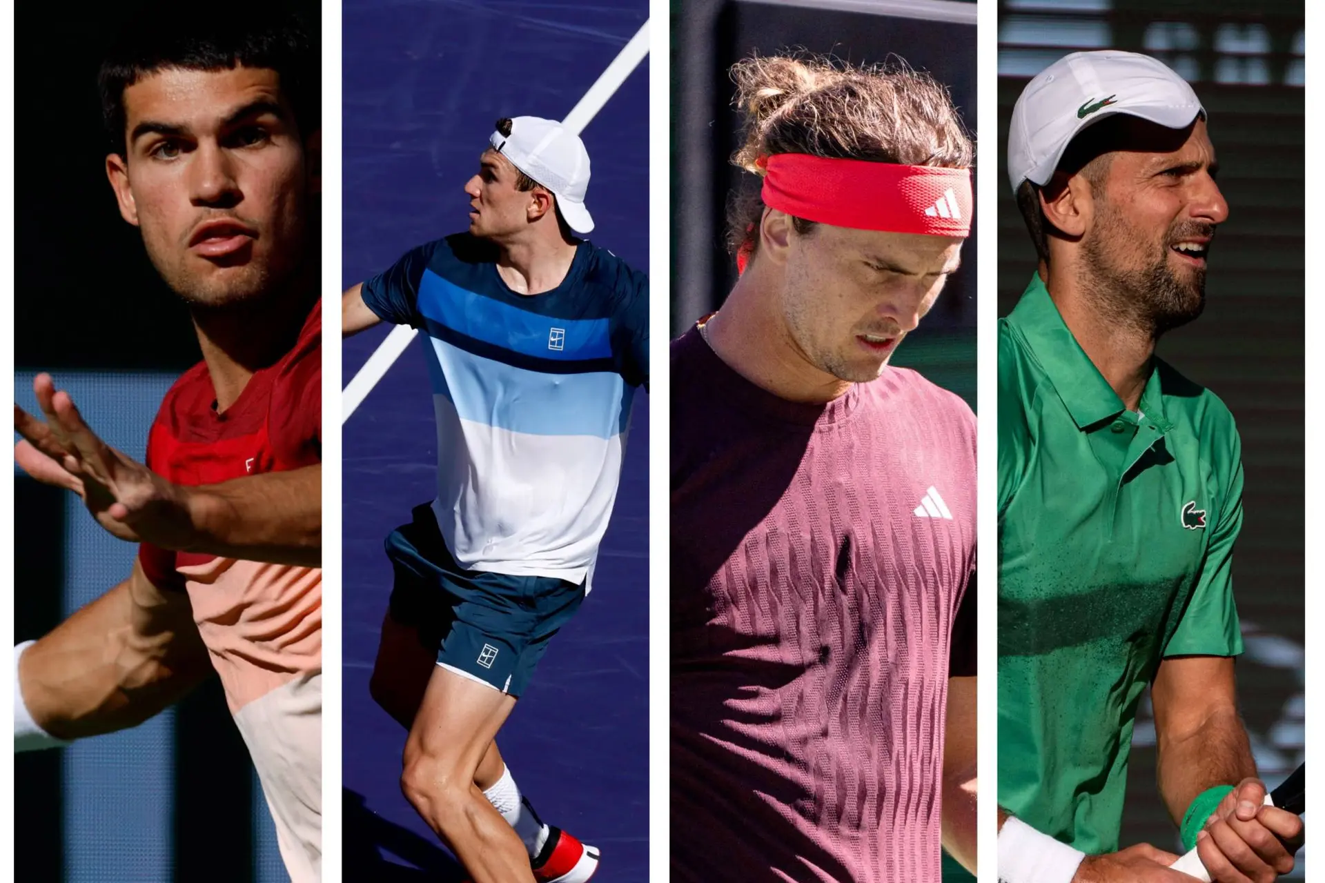 Así queda el cuadro del ATP Miami Open 2025 con Carlos Alcaraz, Novak Djokovic, Jack Draper y mucho más