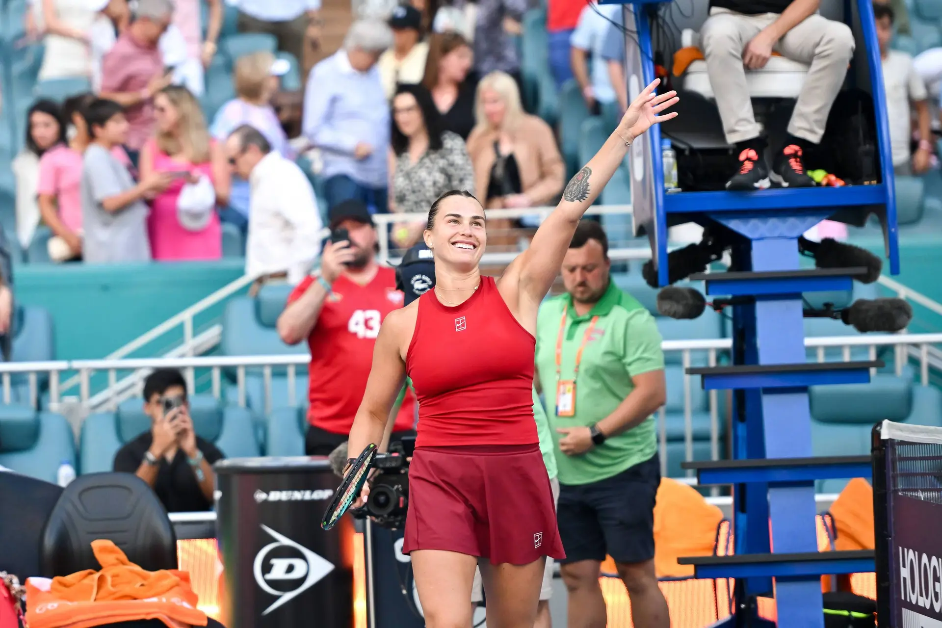 "It felt like Miami was crying that I won this tournament": Aryna Sabalenka jokes about rain delays after Miami Open triumph