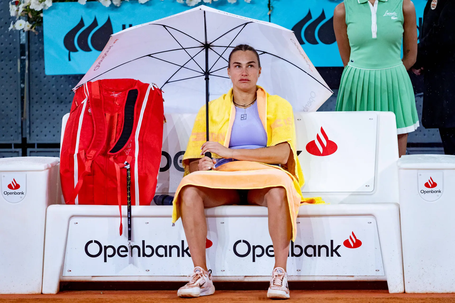 Aryna Sabalenka justifica su decisión de dejar de jugar en pleno partido del Madrid Open: "Sabía que iba a cometer una doble falta"