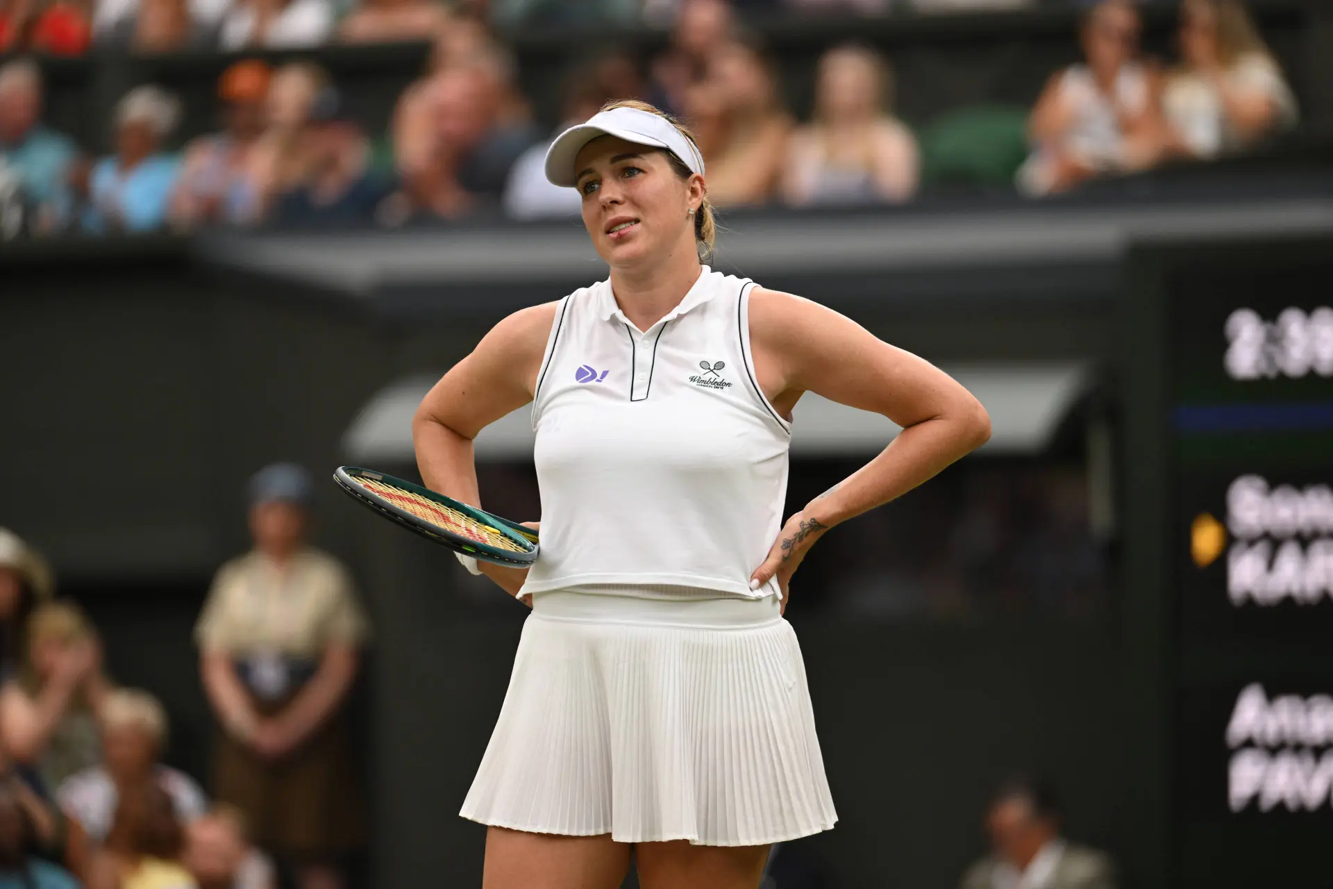 "Because she is local, they can say whatever": Anastasia Pavlyuchenkova questions officials bias after controversial calls at Wimbledon