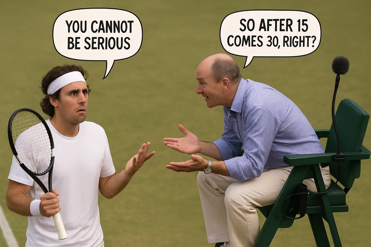 How does tennis match scoring work? 15, 30, and 40 explained
