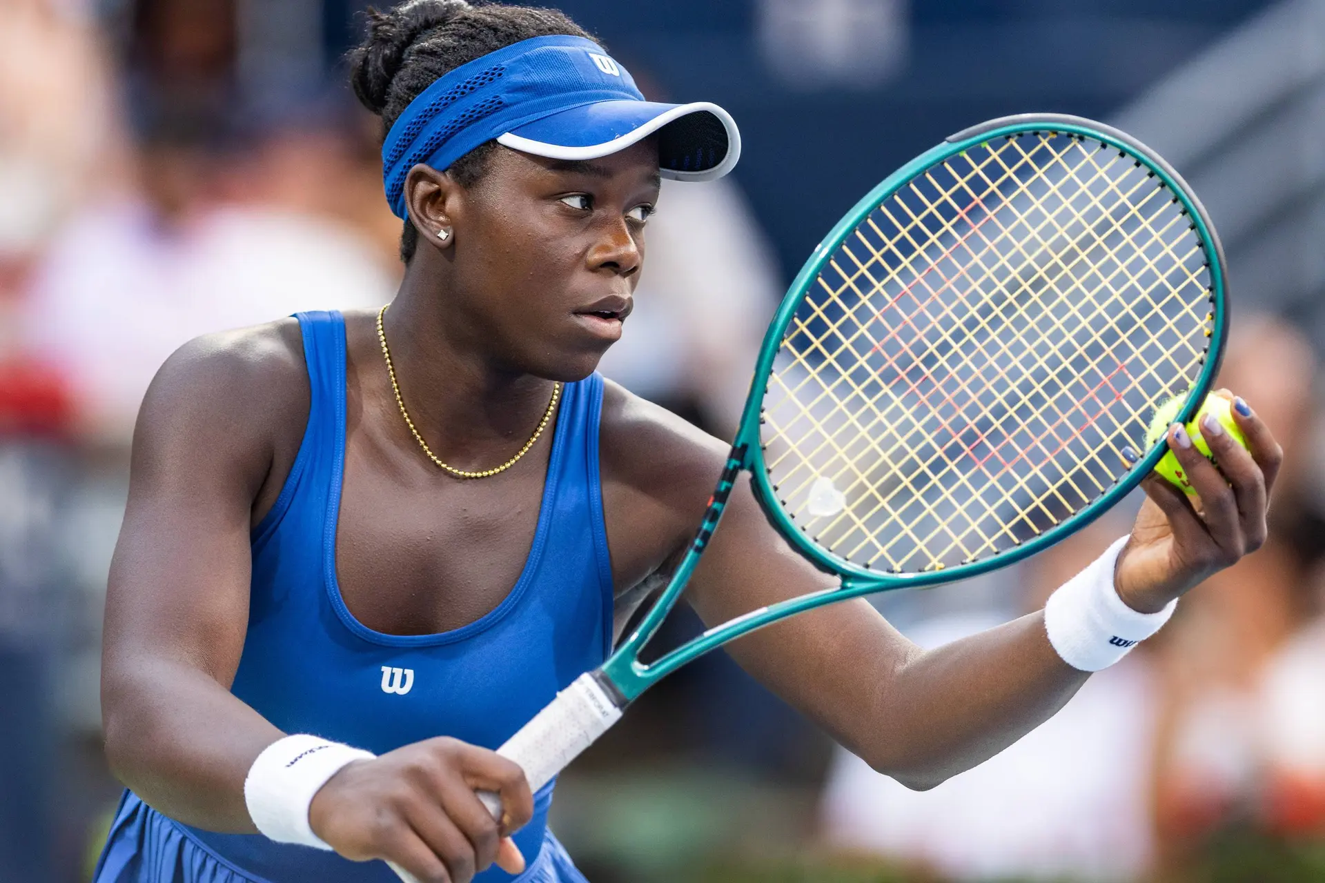 Victoria Mbokos Wunder: Sie wehrt einen Matchball ab und verblüfft Elena Rybakina im Tiebreak des dritten Satzes