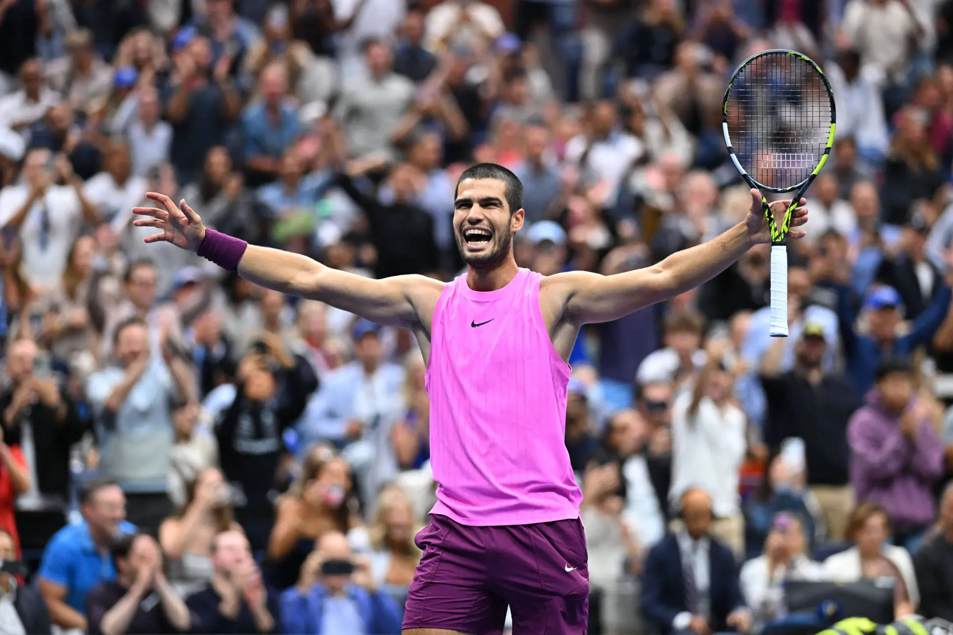 Carlos Alcaraz remonta a Casper Ruud y se mete en la final del Open de Japón